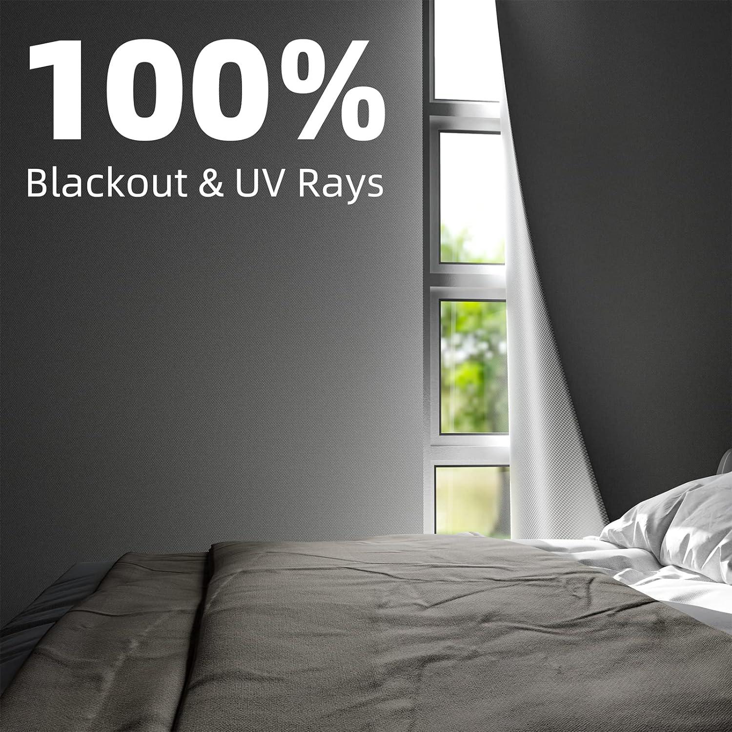 Cortinas de Oscurecimiento Portátiles NIGHTON 180x145cm 100% Opacas