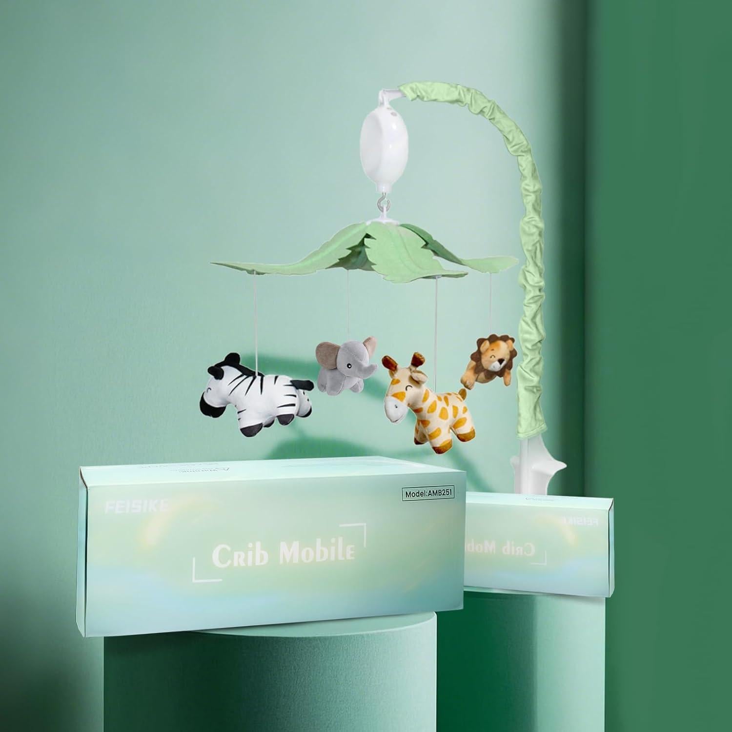 Móvil para cuna Feisike Safari Jungle 35 canciones 3 modos