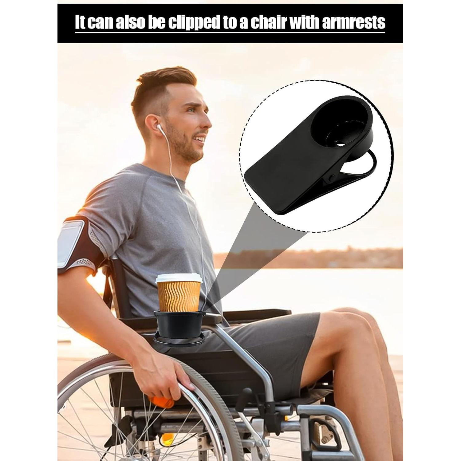 Soporte para Tazas Kalolary 2PCS Clip Negro para Escritorio