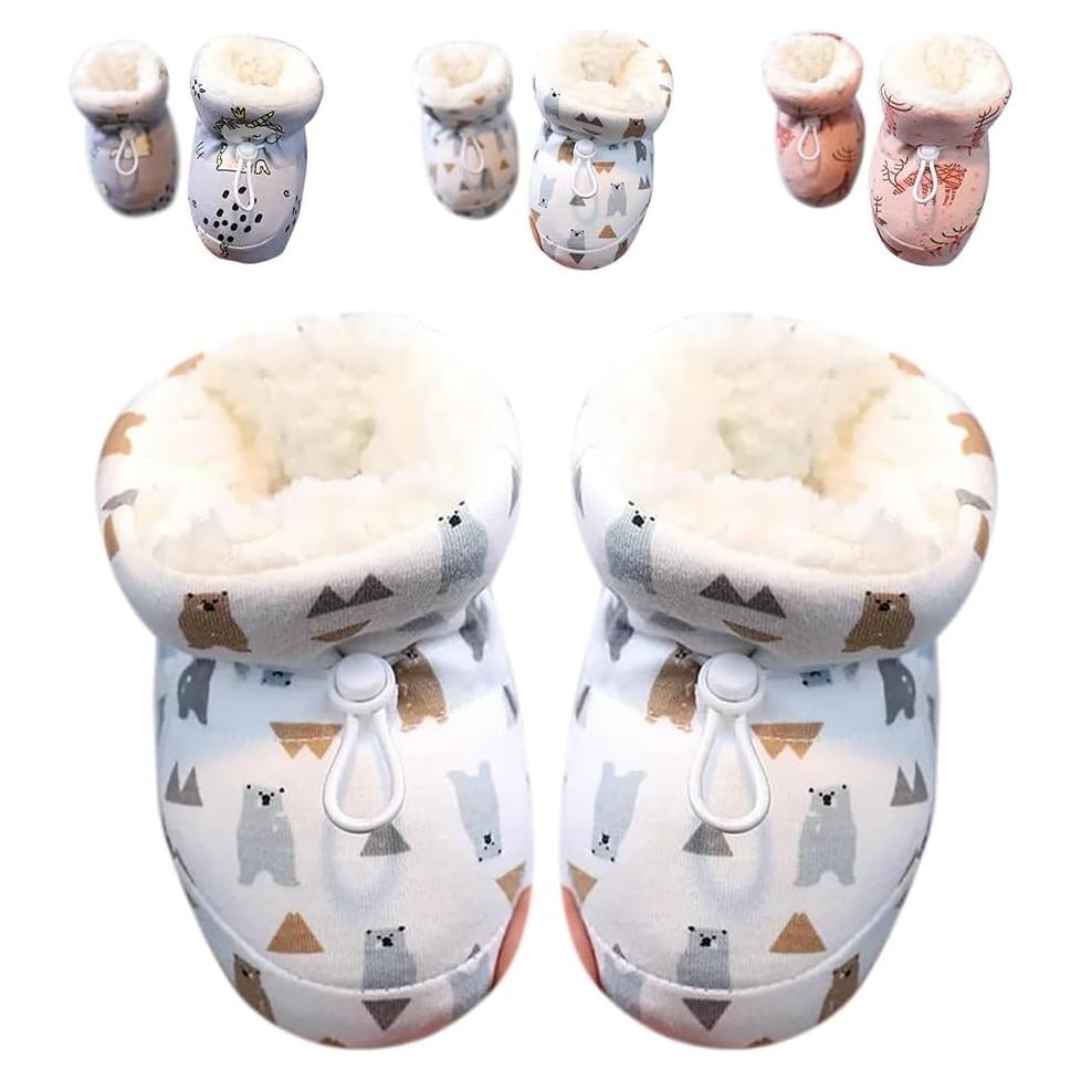 Botas de Bebé de Piel Cálida JUDUNA - Invierno 0-6 Meses