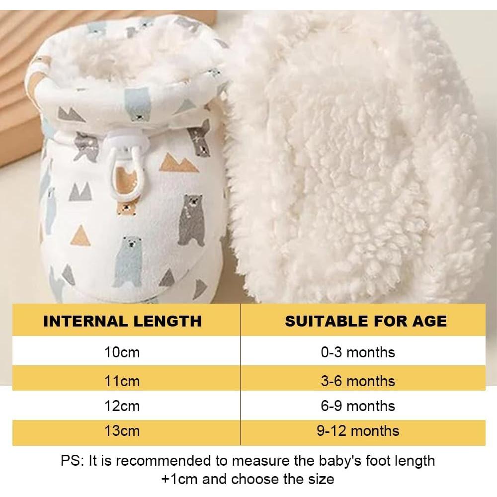 Botas de Bebé de Piel Cálida JUDUNA - Invierno 0-6 Meses