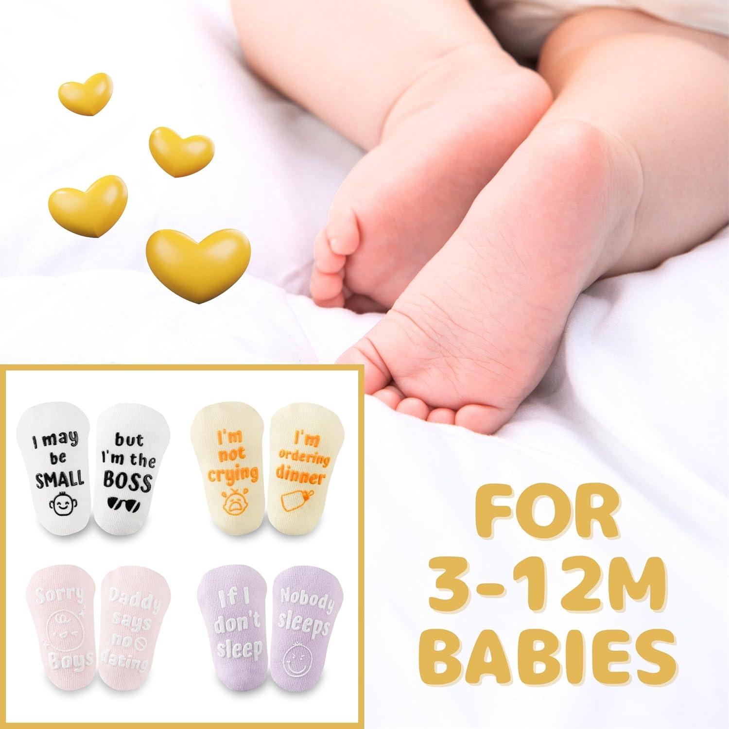 Conjunto de Calcetines para Bebés InnoBeta 3-12 Meses (4 Pares)