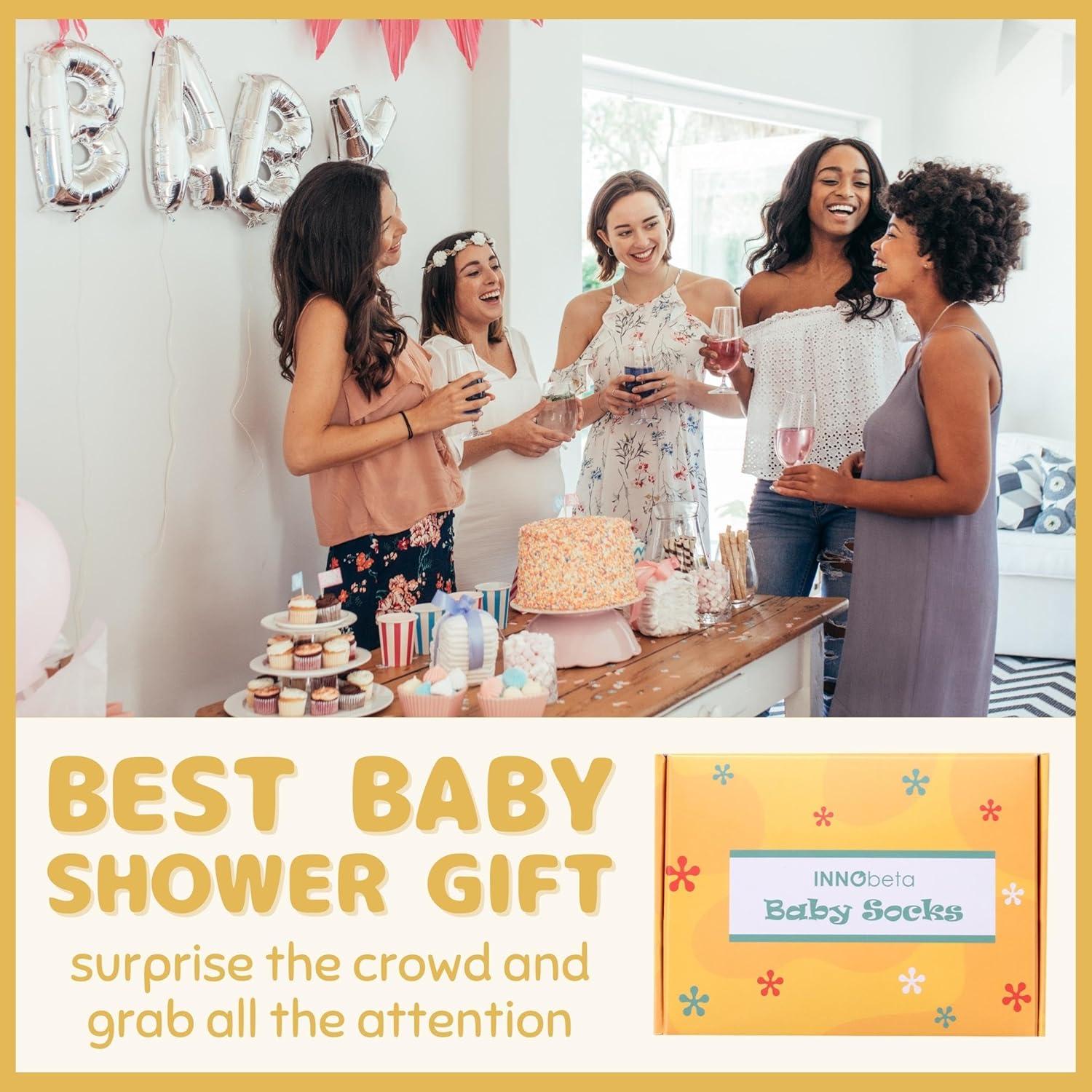 Conjunto de Calcetines para Bebés InnoBeta 3-12 Meses (4 Pares)