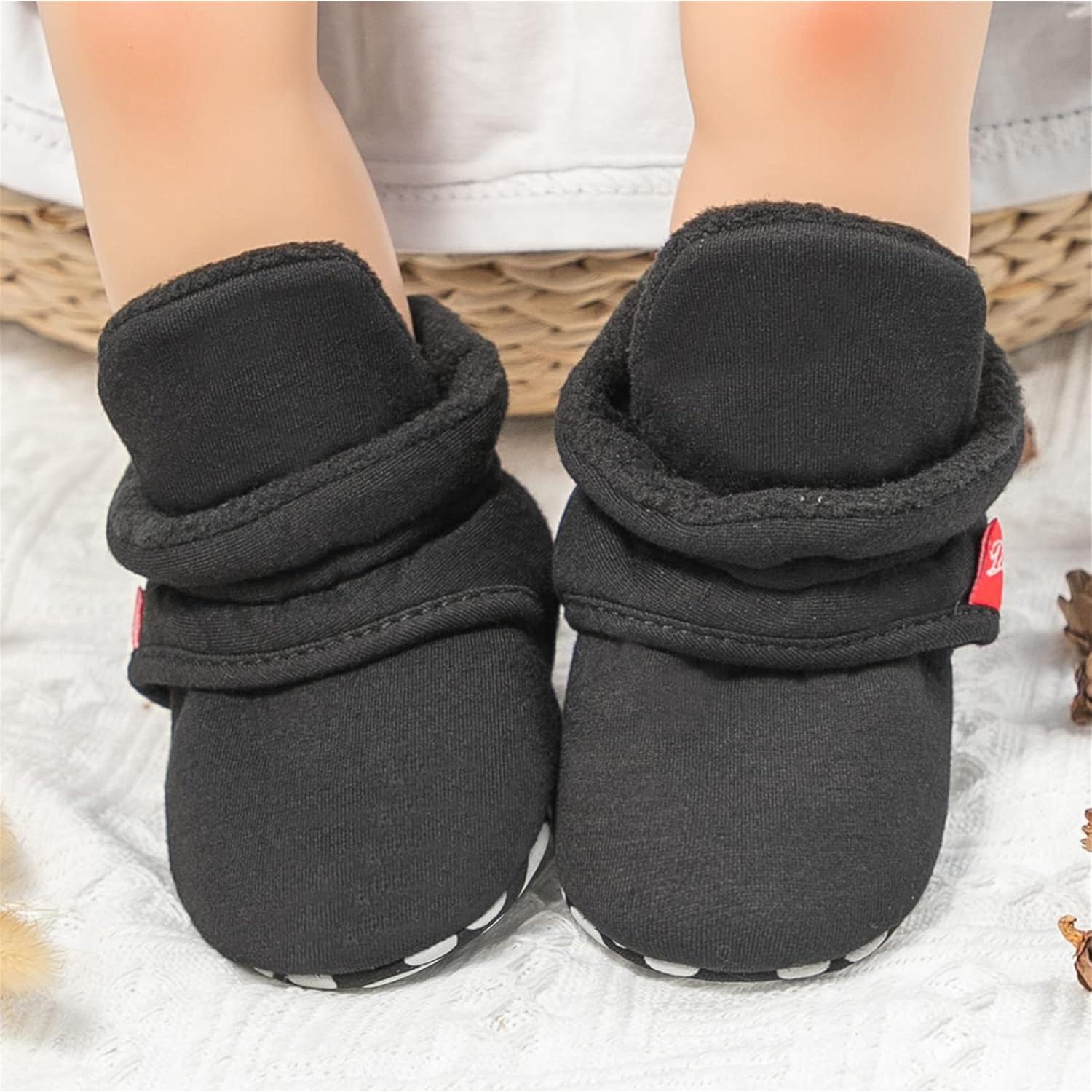 Botas de Fleece para Bebés RVROVIC 6-12 Meses Antideslizantes