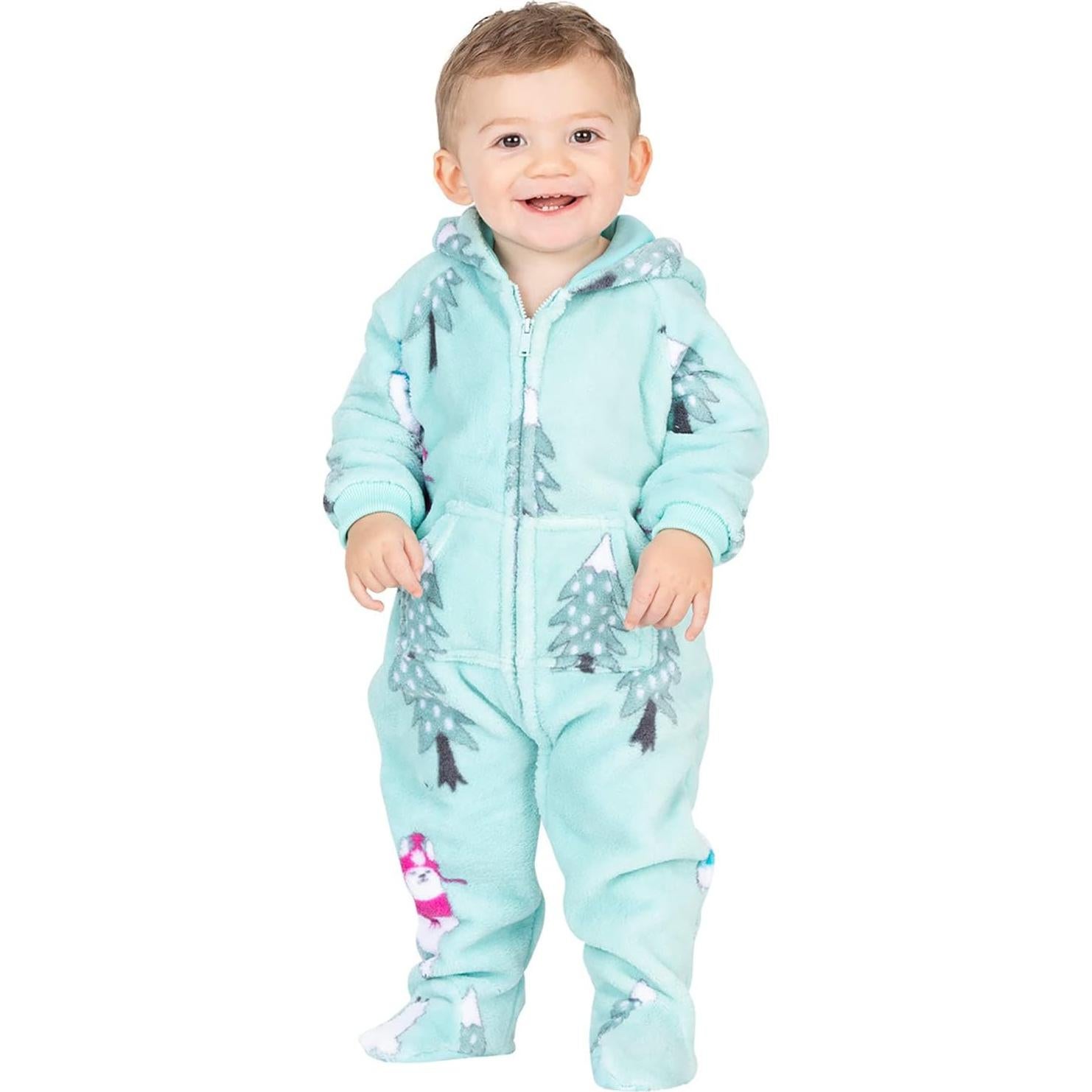 Pijamas con pies para bebés y niños Pijamas con pies CH-801