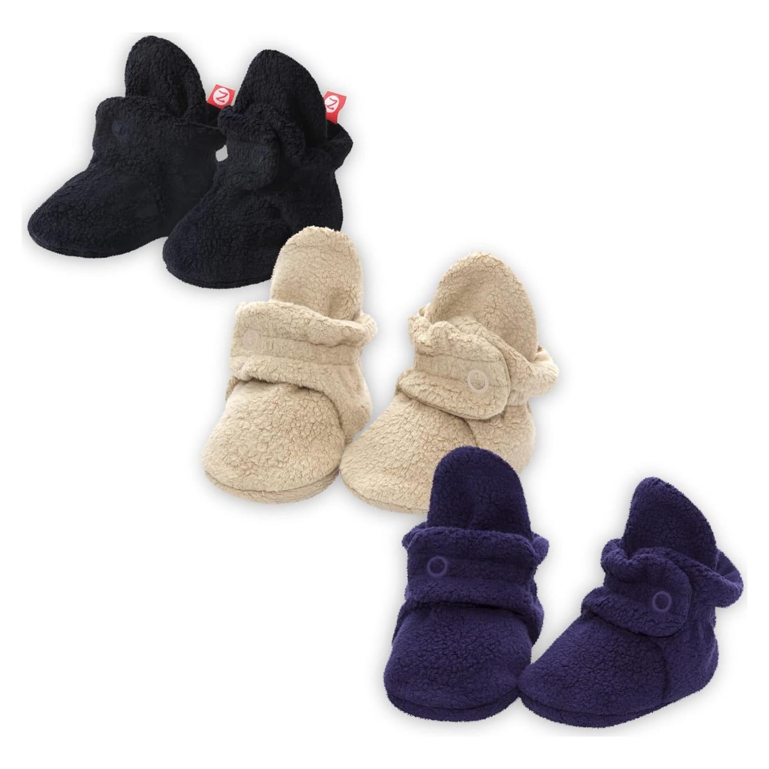 Botines de Felpa Zutano para Bebé con Forro de Algodón Orgánico