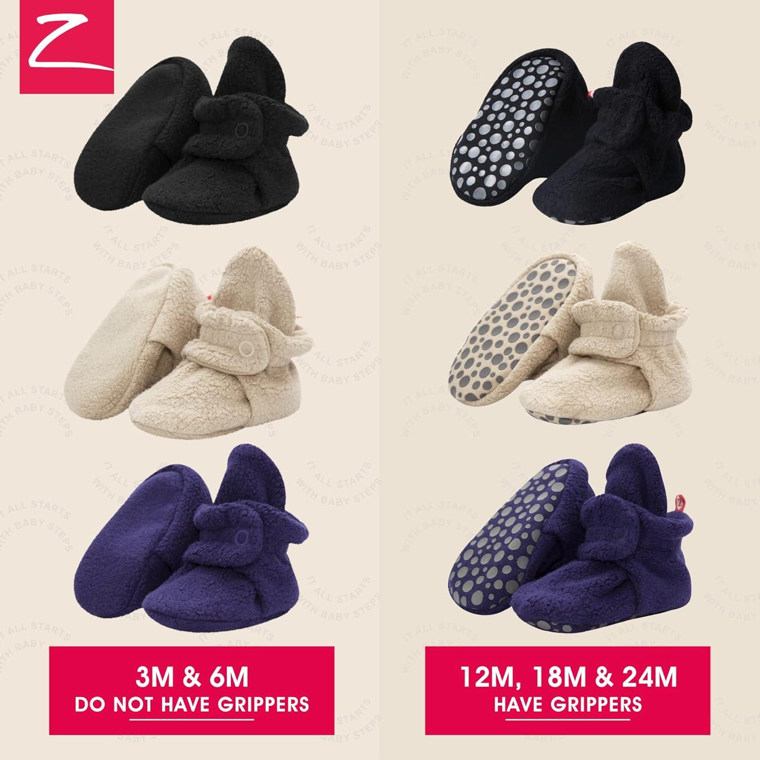 Botines de Felpa Zutano para Bebé con Forro de Algodón Orgánico