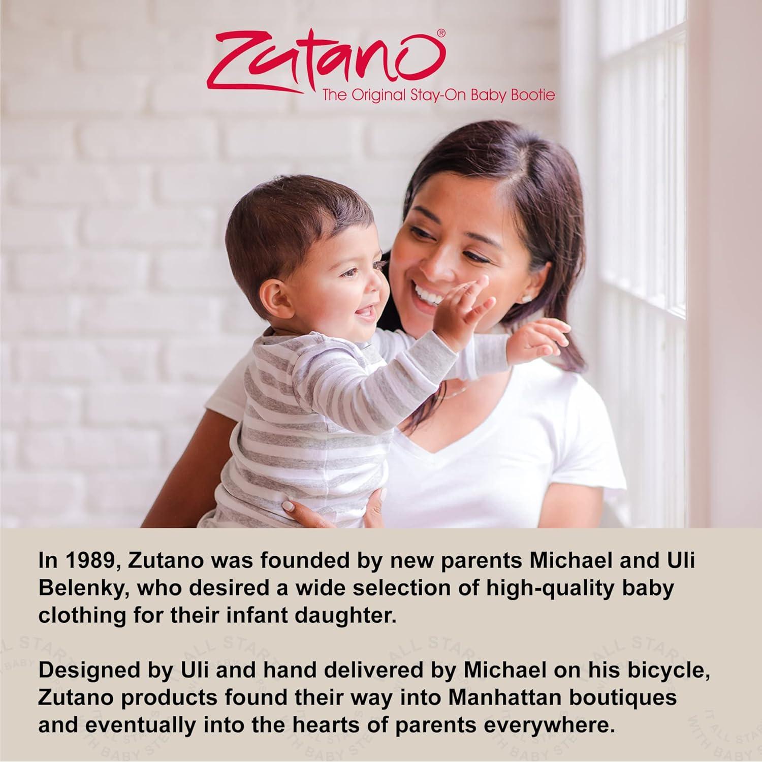 Botines de Felpa Zutano para Bebé con Forro de Algodón Orgánico