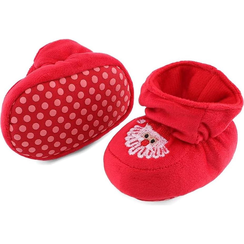 Botas para Bebé ESTAMICO Rojo 3-6 Meses Antideslizantes