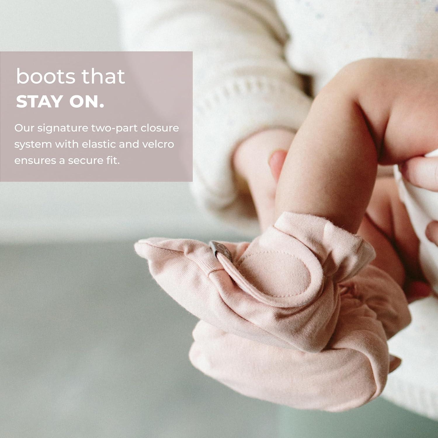 Botas de bebé Goumikids Rosa 3-6 meses de viscosa y algodón