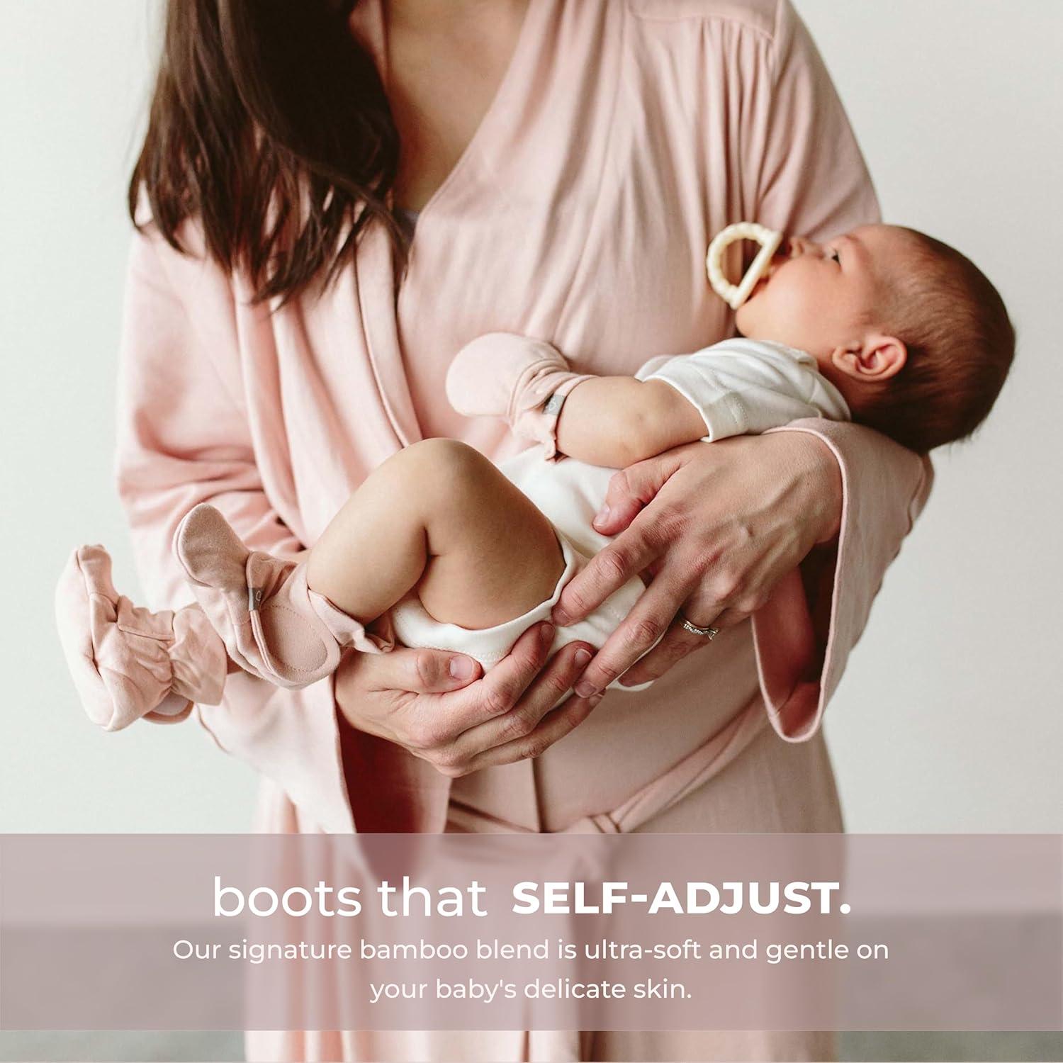 Botas de bebé Goumikids Rosa 3-6 meses de viscosa y algodón