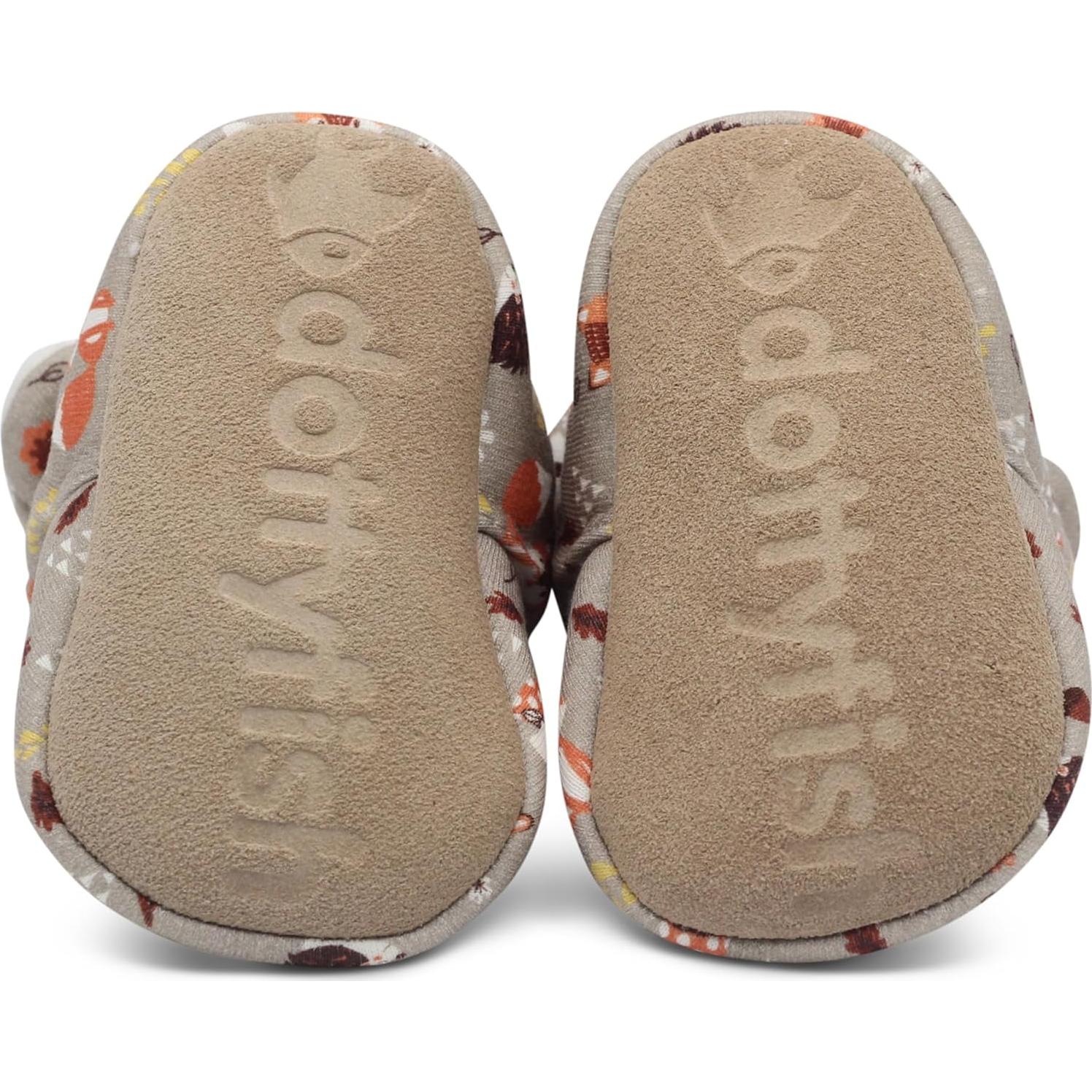 Botines de Algodón Dotty Fish para Bebés 0-24 Meses Antideslizantes