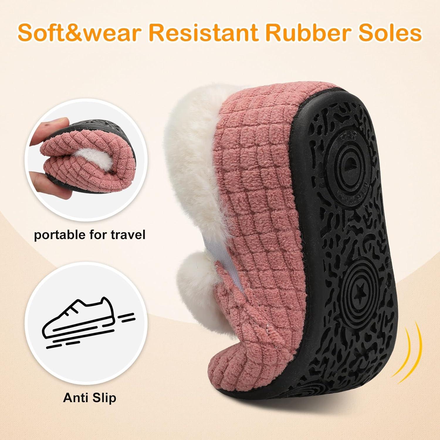 Zapatillas de Casa Demonio Ciempiés Niños 3-4 Infante Rosa