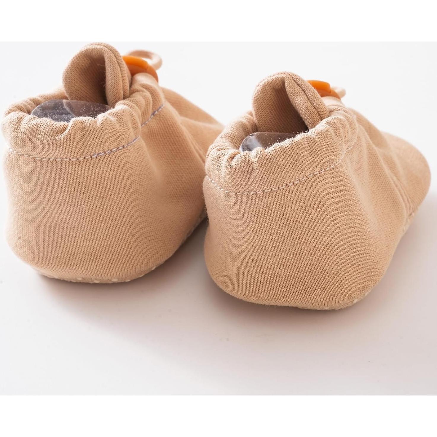 Botines de Algodón KARUNEL para Bebés 0-3 Meses Caqui