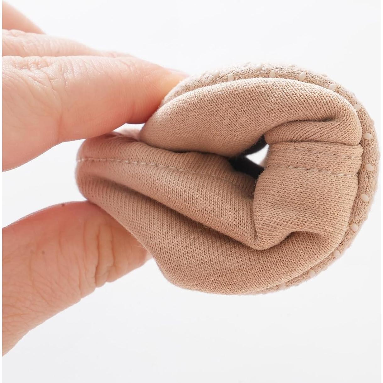 Botines de Algodón KARUNEL para Bebés 0-3 Meses Caqui