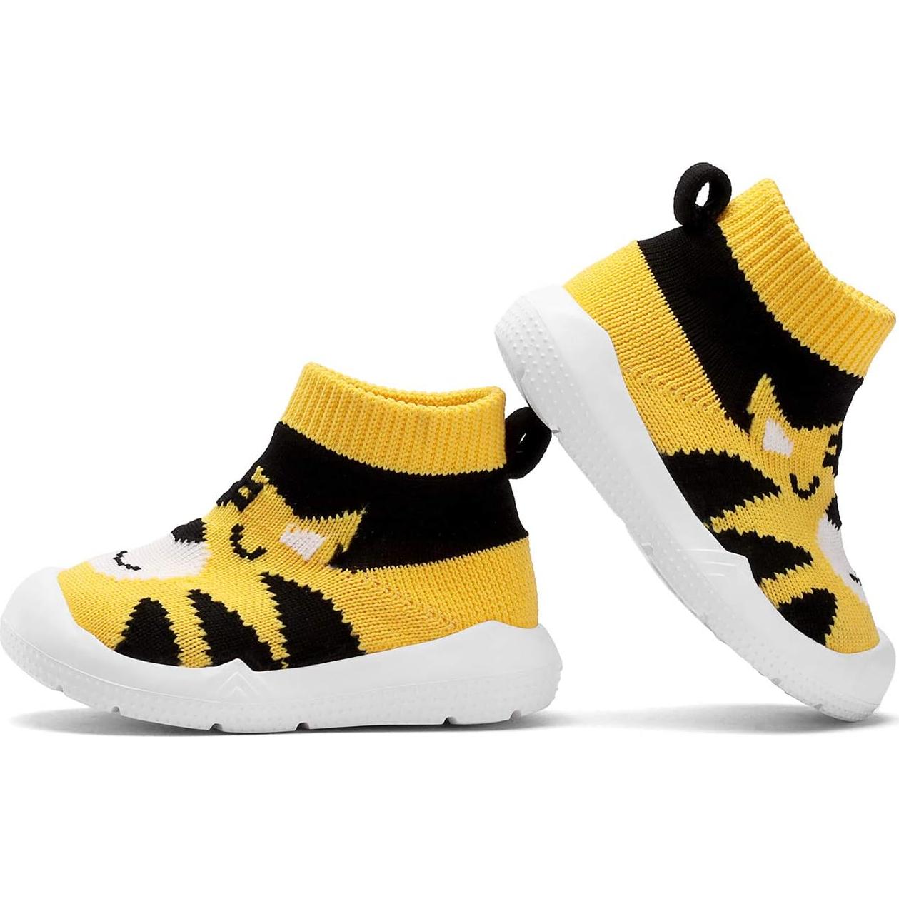 Zapatos para Bebés Engtoy Antideslizantes 15-18 Meses Tigre Amarillo