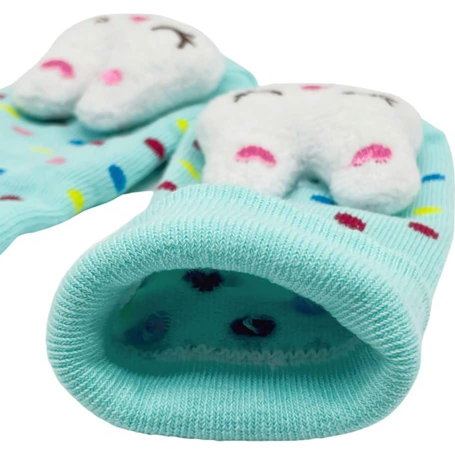 6 Pares de Calcetines Antideslizantes 3D para Bebés FedMois
