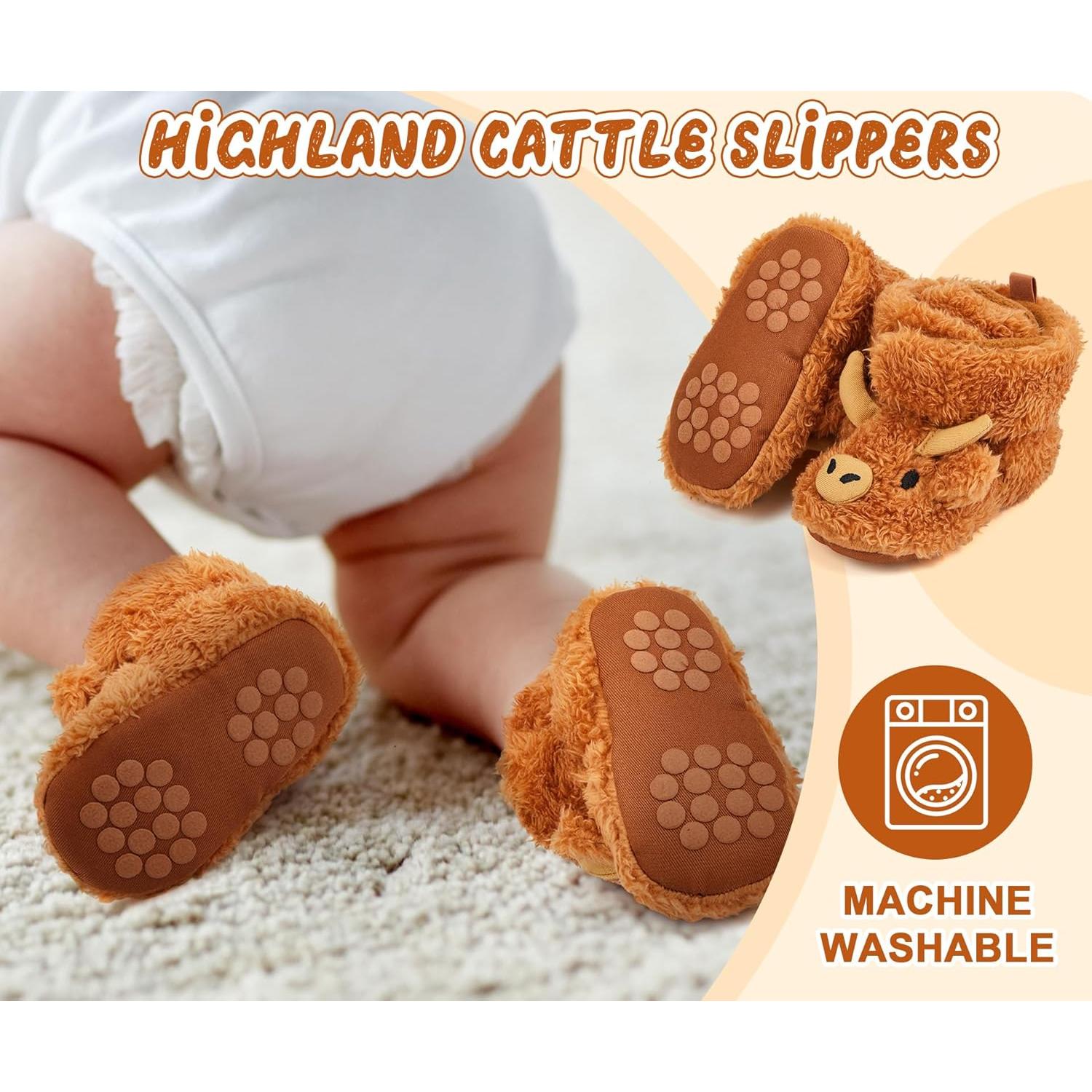 Botines para Bebé Unisex Highland - Zapatillas Antideslizantes 12 cm