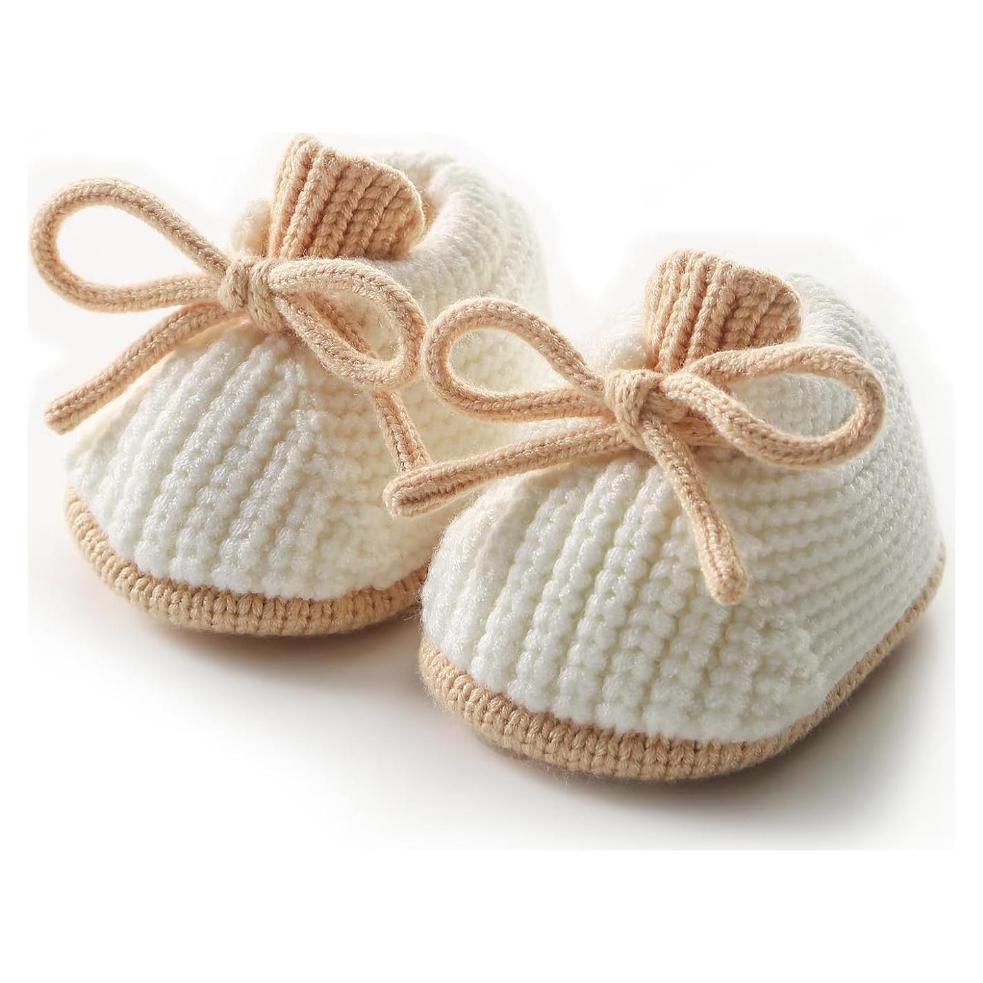 Botines para Bebés Loyfoky A2027 Suaves 0-3 Meses Blanco