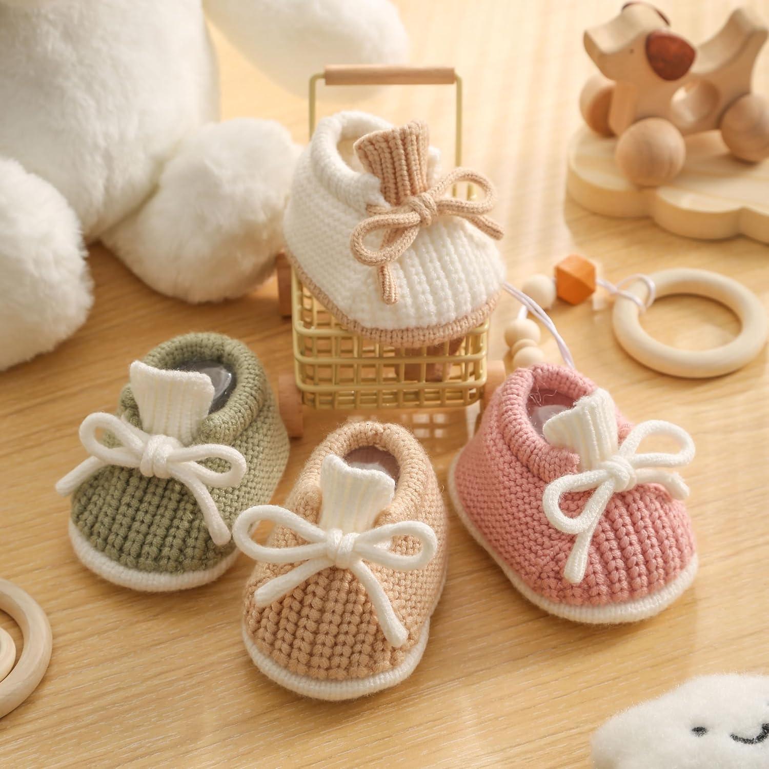 Botines para Bebés Loyfoky A2027 Suaves 0-3 Meses Blanco