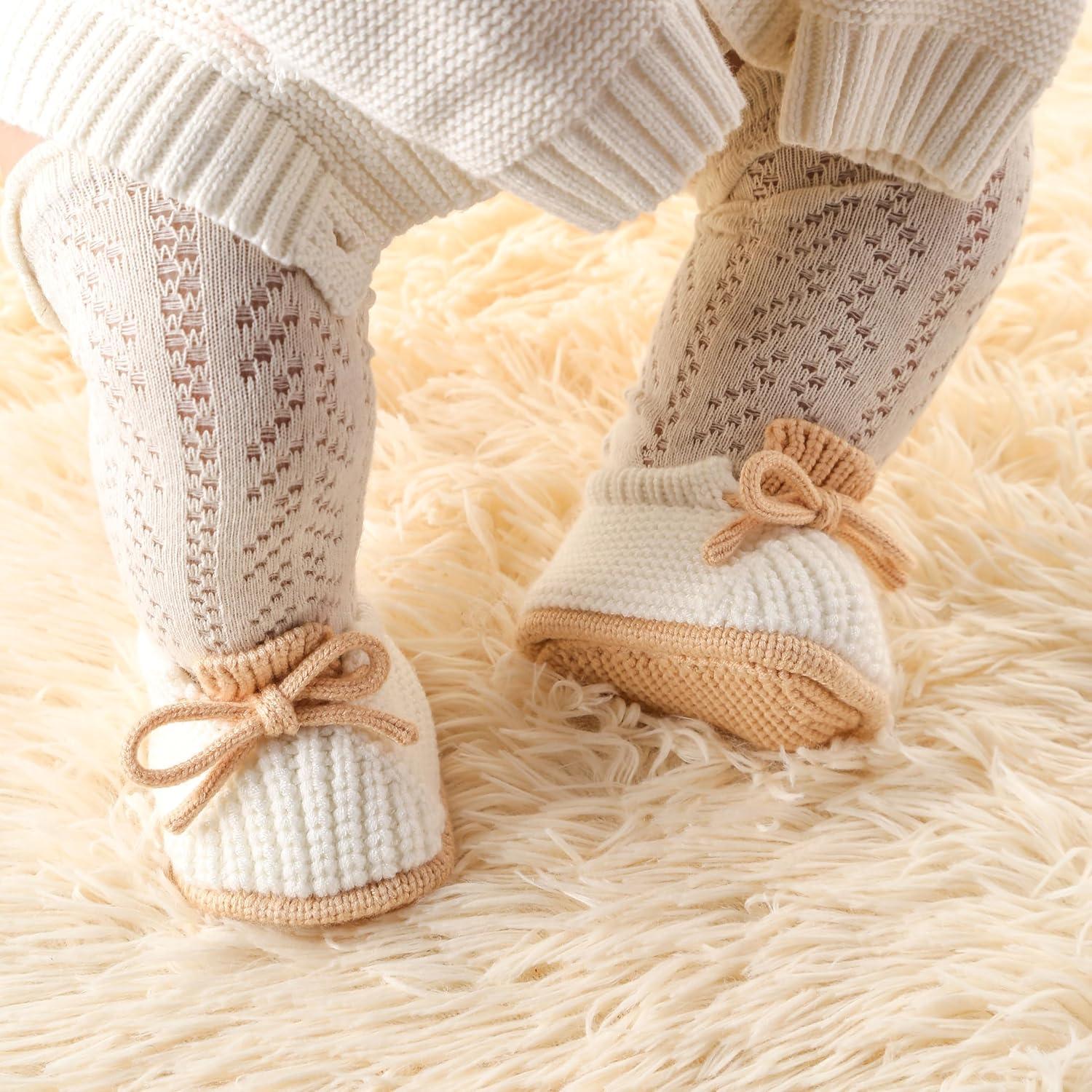 Botines para Bebés Loyfoky A2027 Suaves 0-3 Meses Blanco