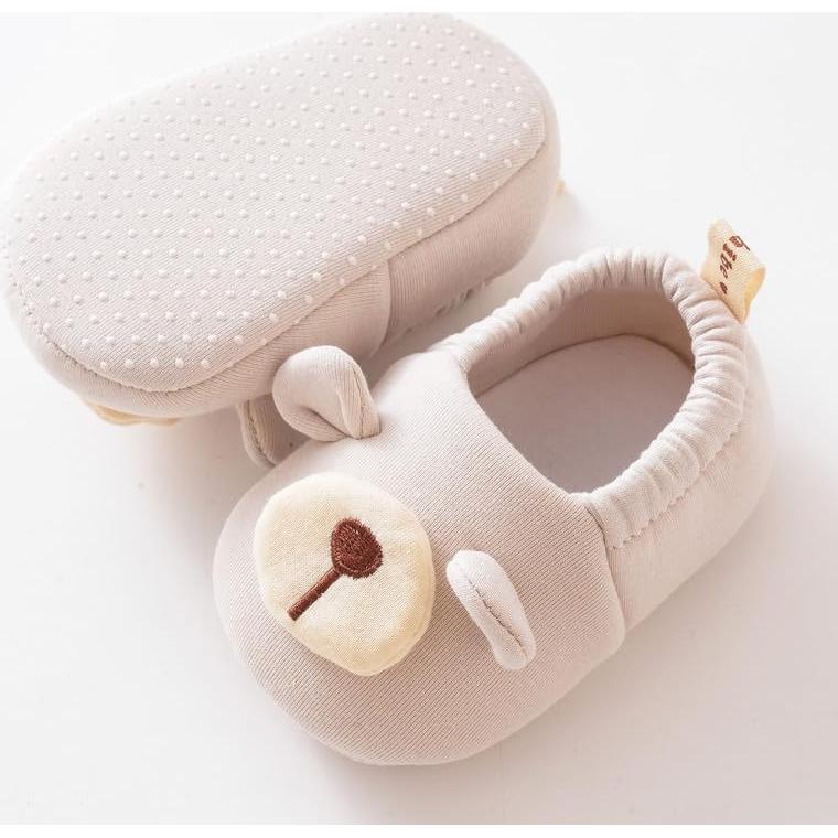 Botines para Bebés KARUNEL Rosa 0-6 Meses Algodón Antideslizantes