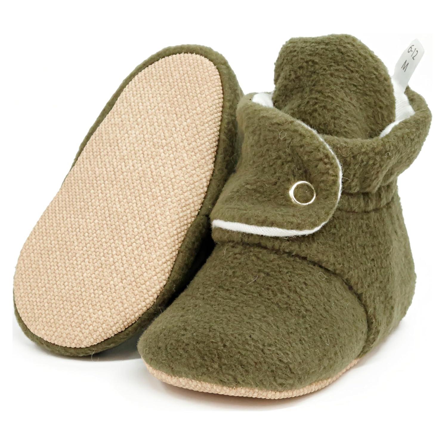 Botines de Felpa Orgánica para Bebés Ella Bonna 0-6 Meses