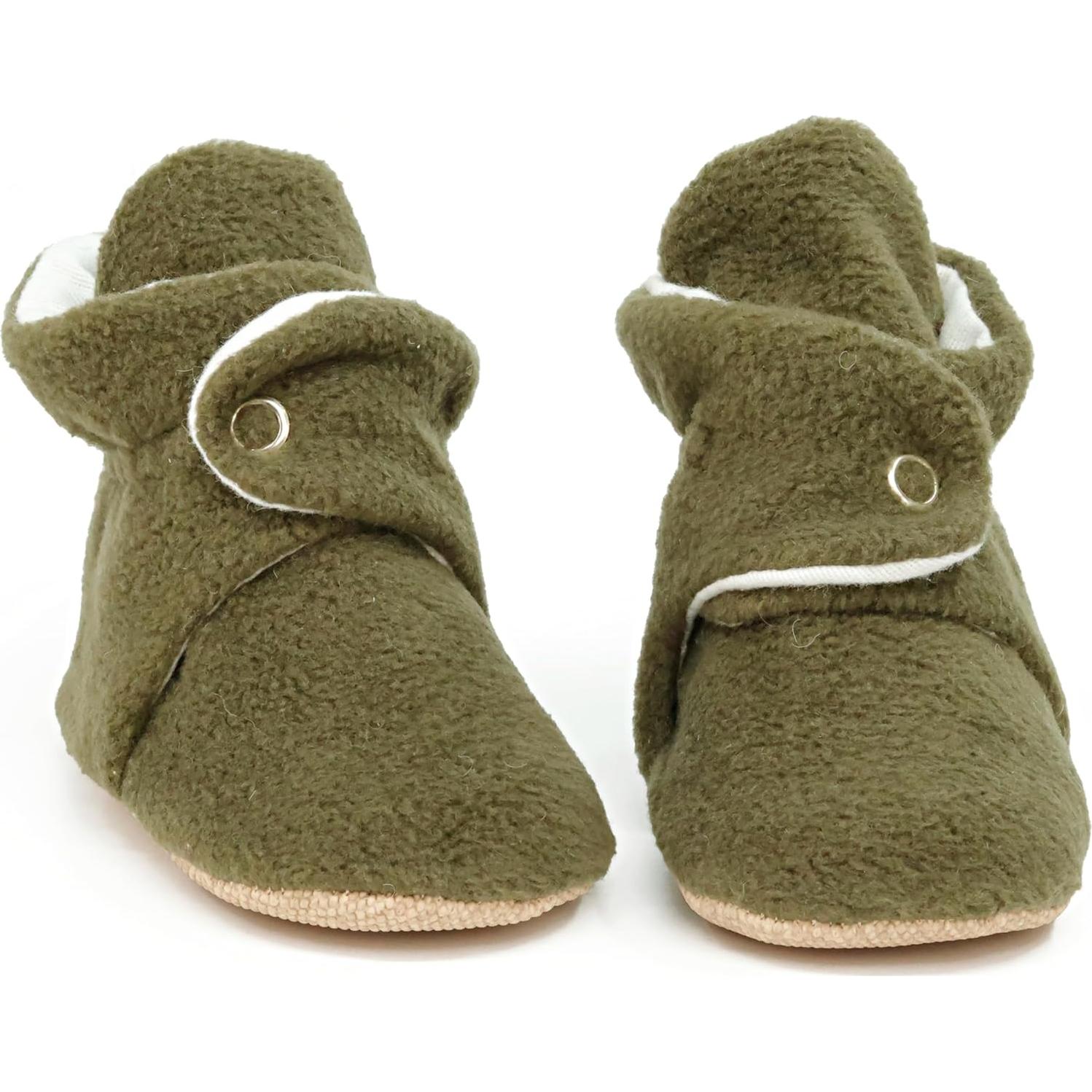 Botines de Felpa Orgánica para Bebés Ella Bonna 0-6 Meses