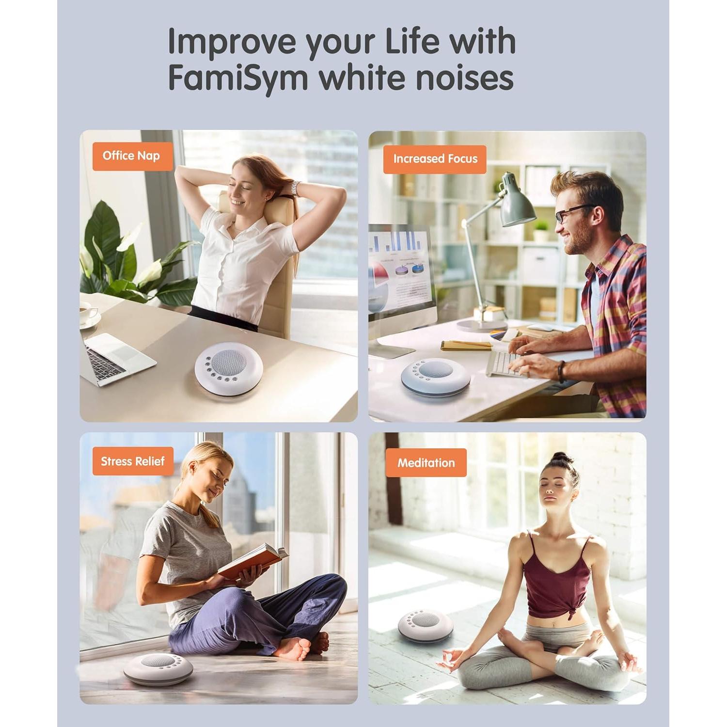 Máquina de Sonido FamiSym con 28 Sonidos Naturales y Batería