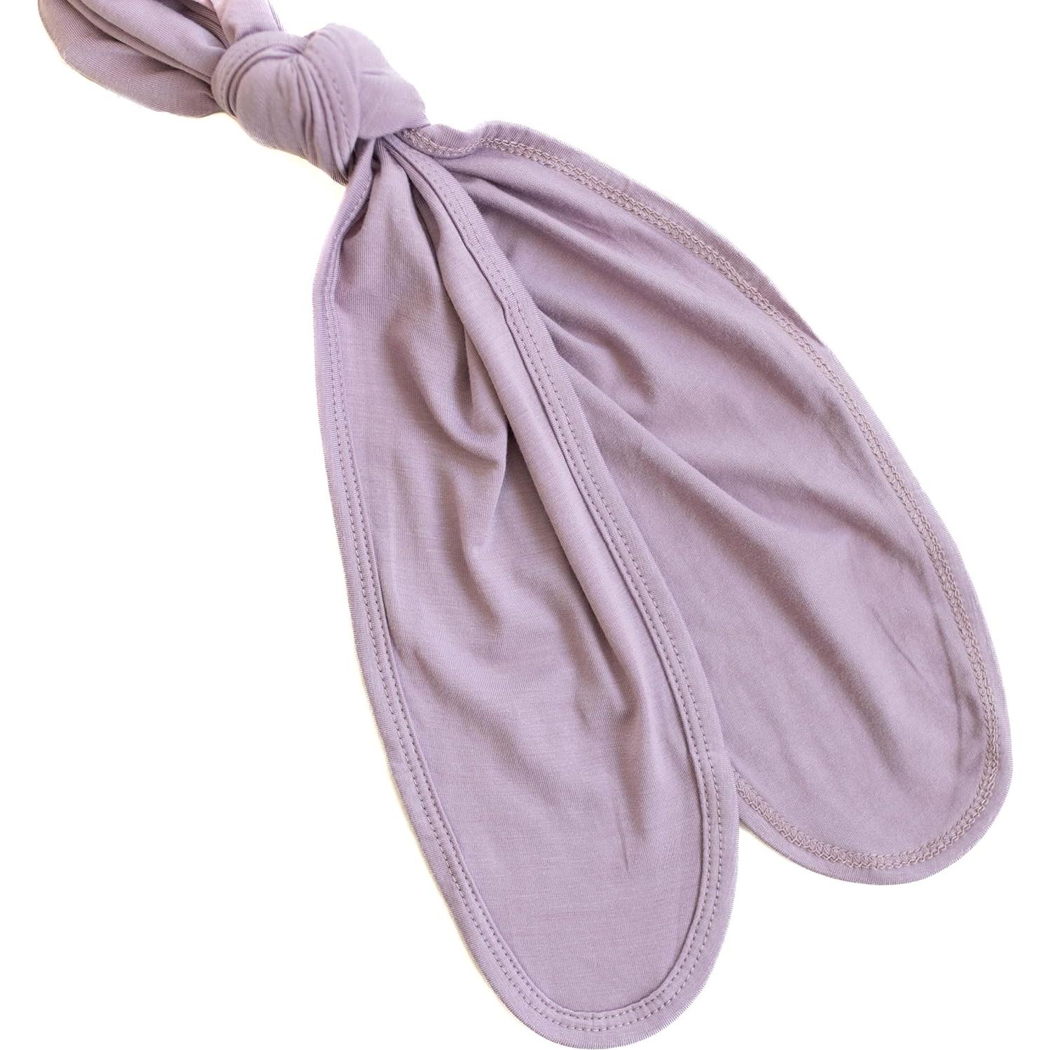 Vestido anudado para bebé unisex Viscosa Bambú Malva