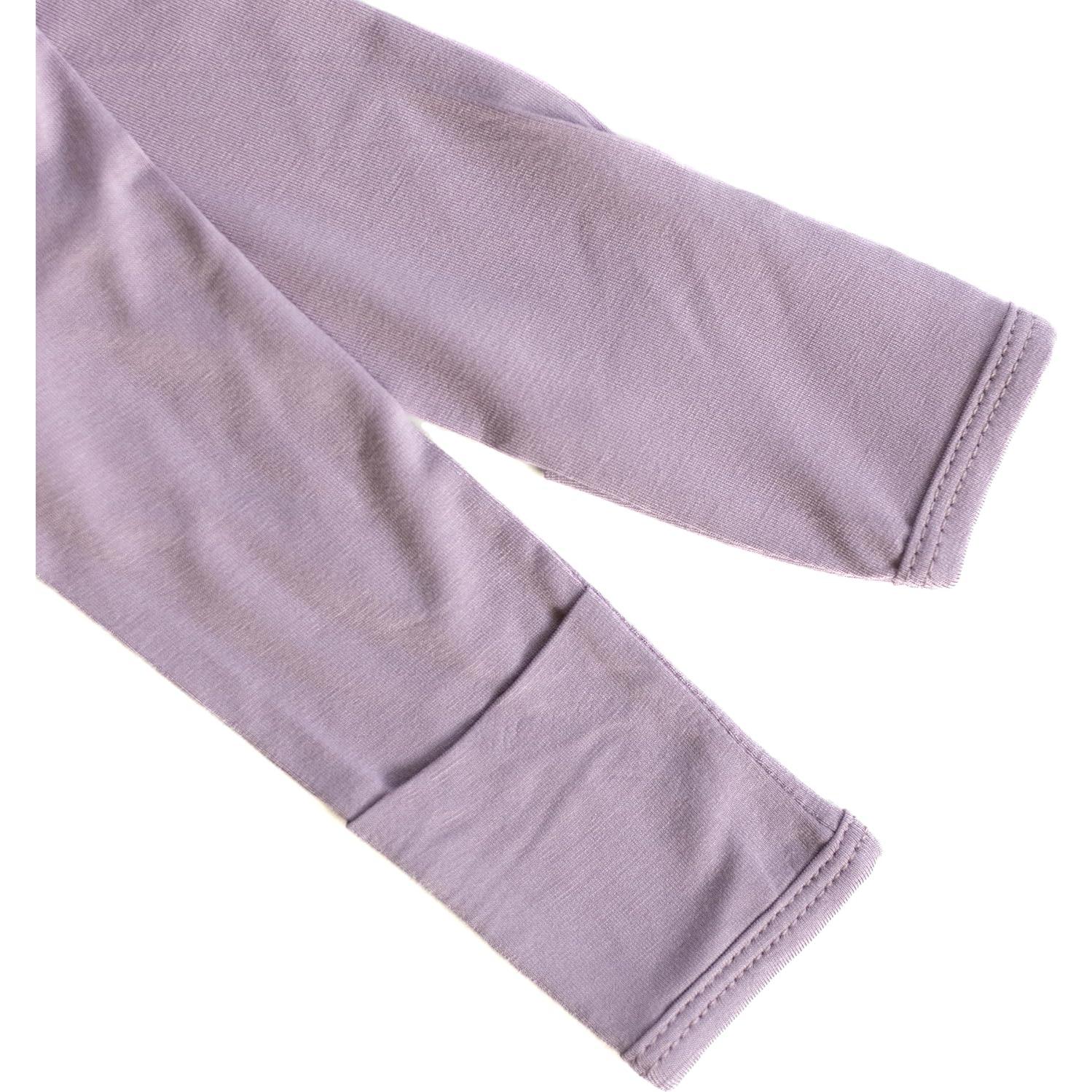 Vestido anudado para bebé unisex Viscosa Bambú Malva