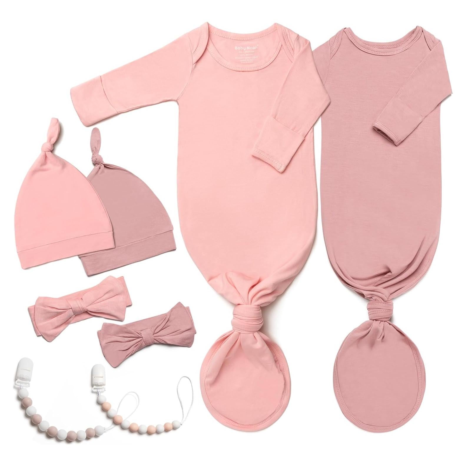 Conjunto de 2 Vestidos de Bebé Baby Noah 0-3 Meses Suaves