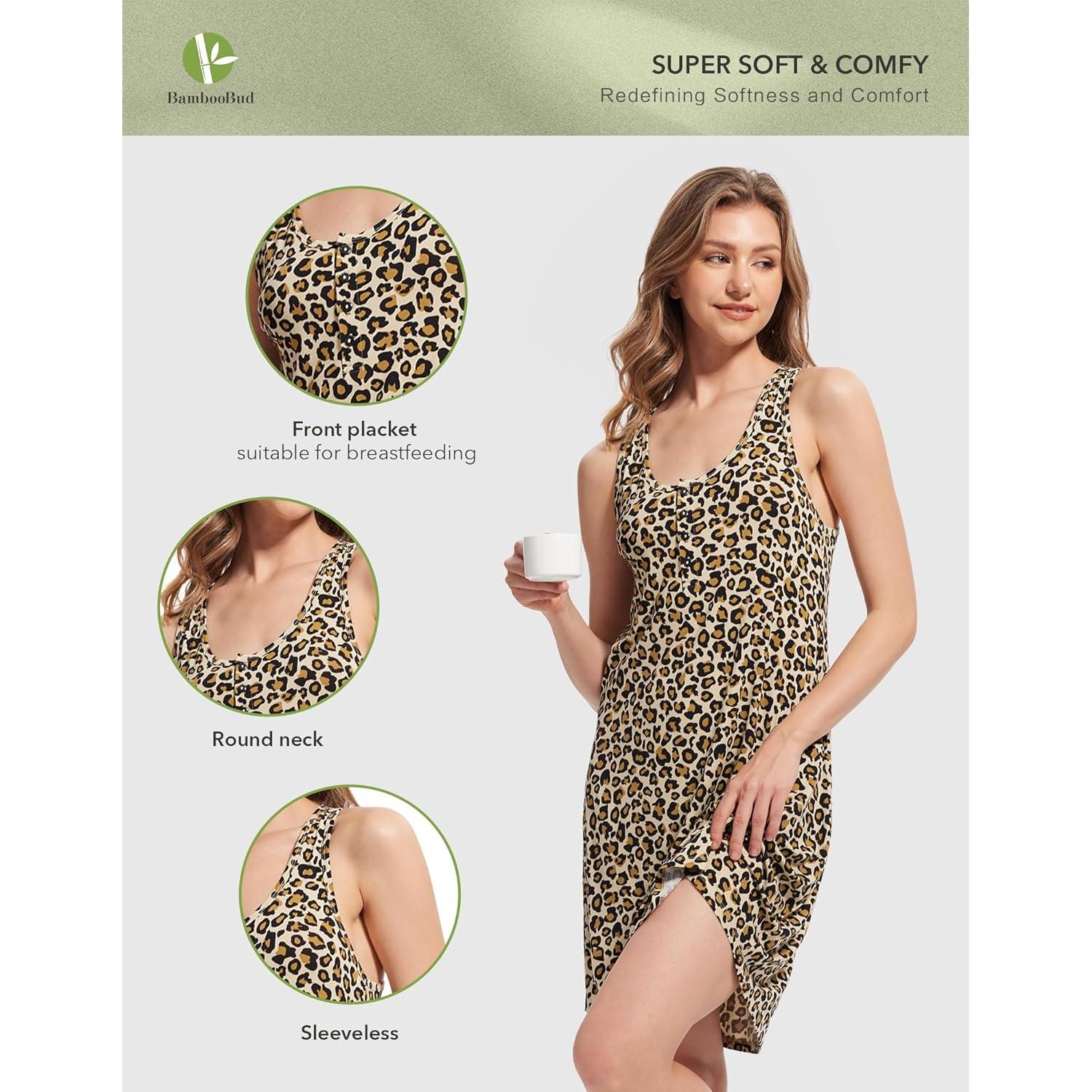 Camisón de tanque para mujeres BambooBud S-XXL Viscosa de Bambú