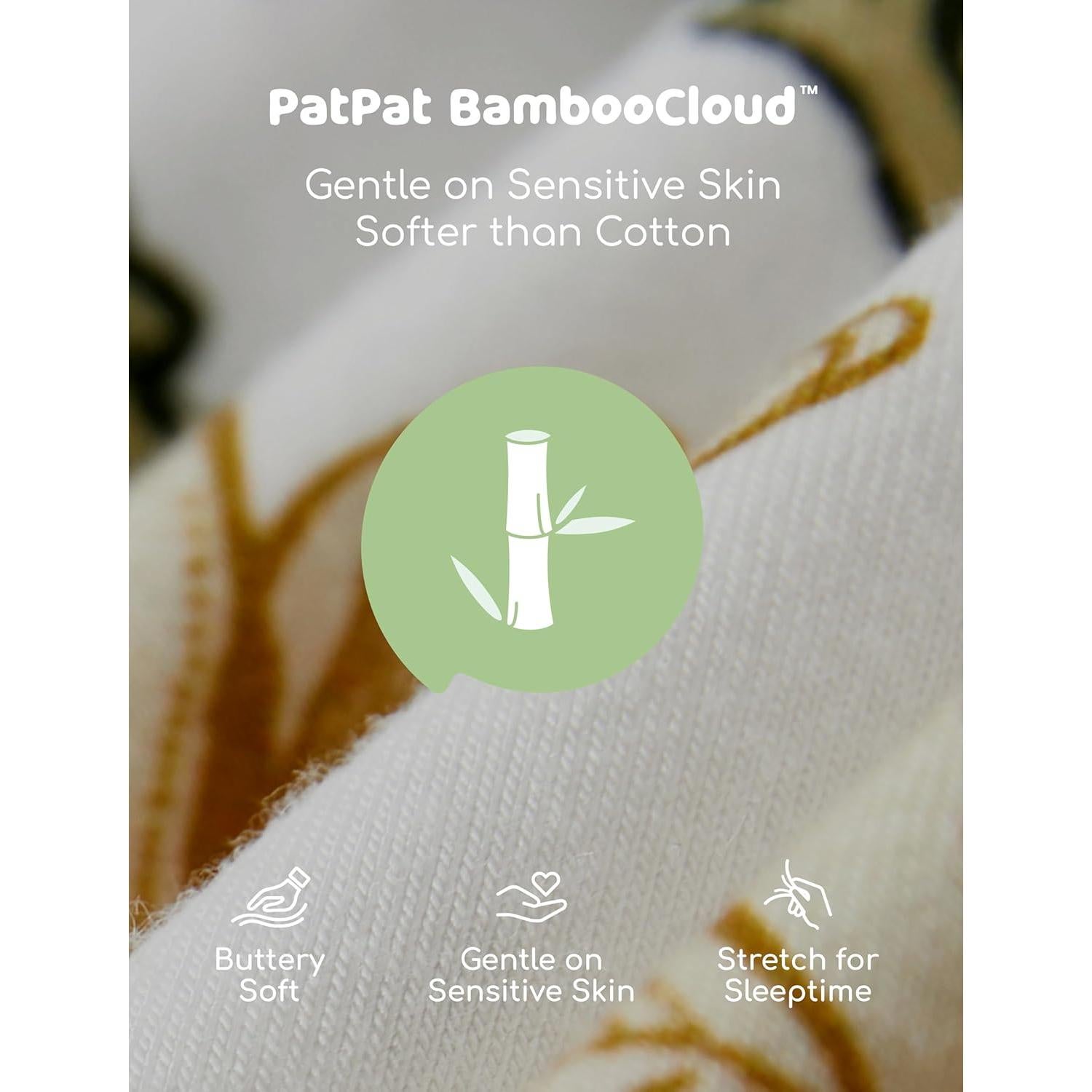 Bata de Dormir para Bebé PATPAT 3-6 Meses Viscosa de Bambú