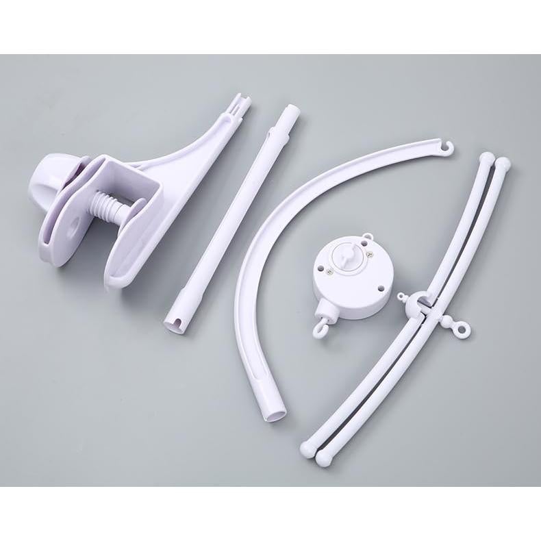 Cuna móvil musical para bebé Alovexiong 66cm con soporte