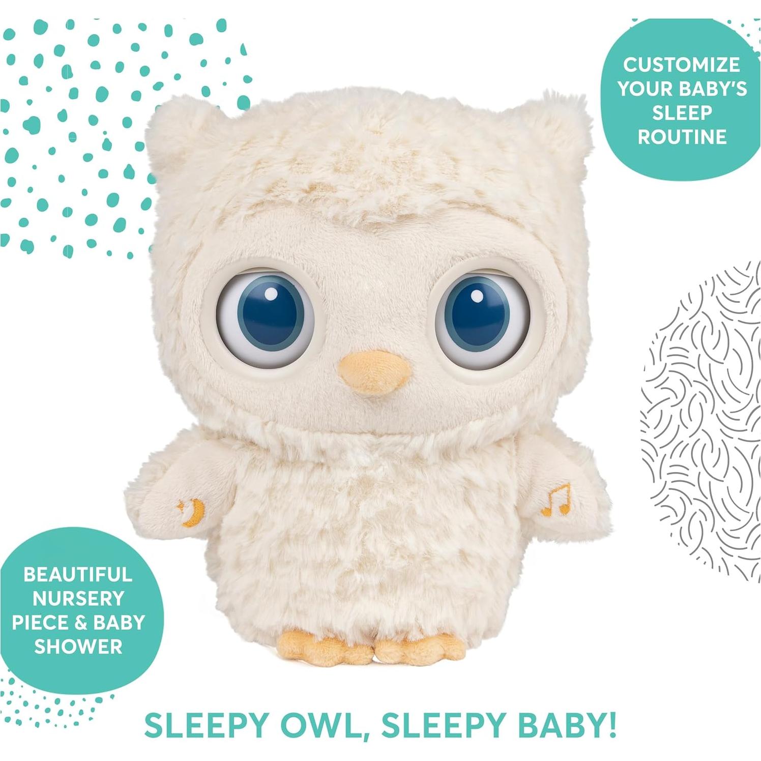 GUND Sleepy Eyes Owl Soother Peluche Animado 22.86x15.24cm