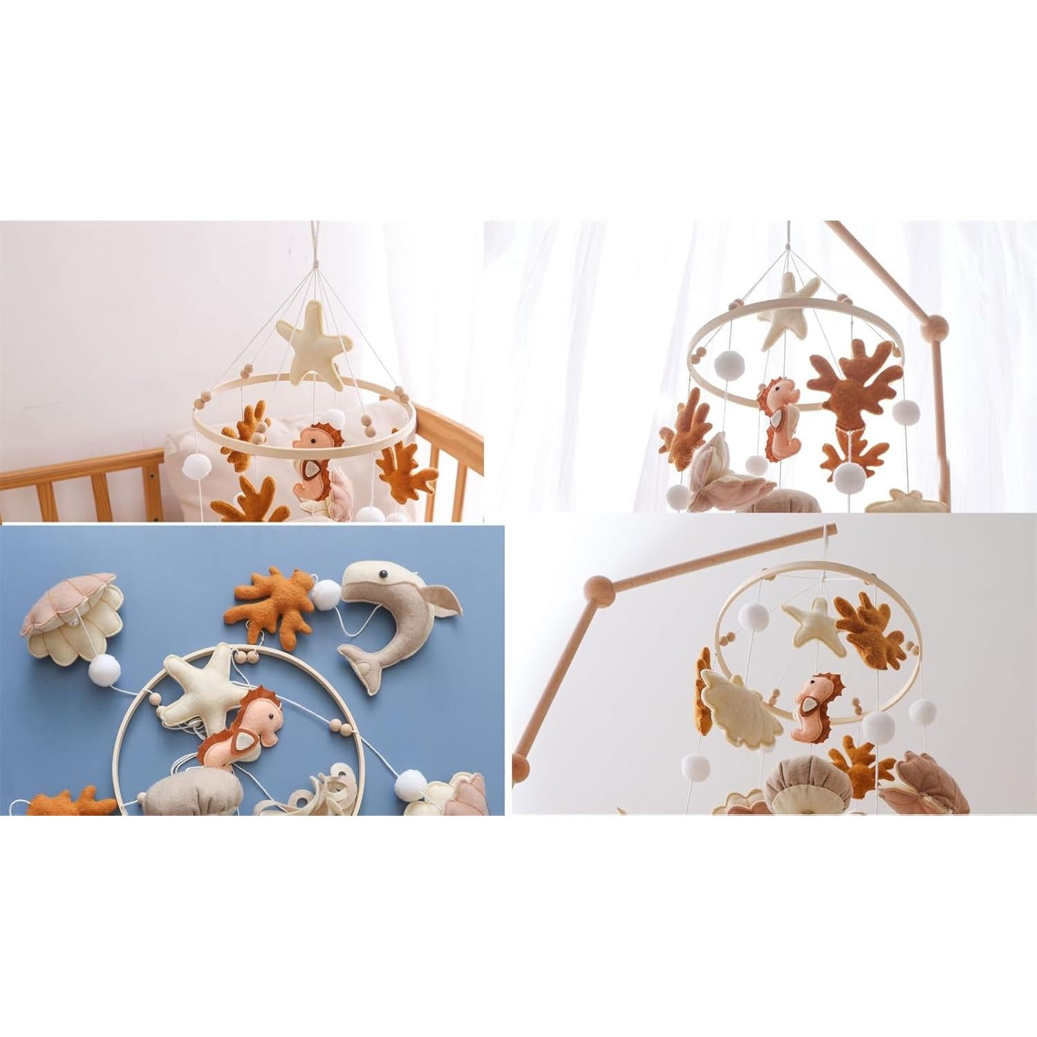 Móvil de Cuna Oceánico Ceecolia - Juguete Calmante 240g