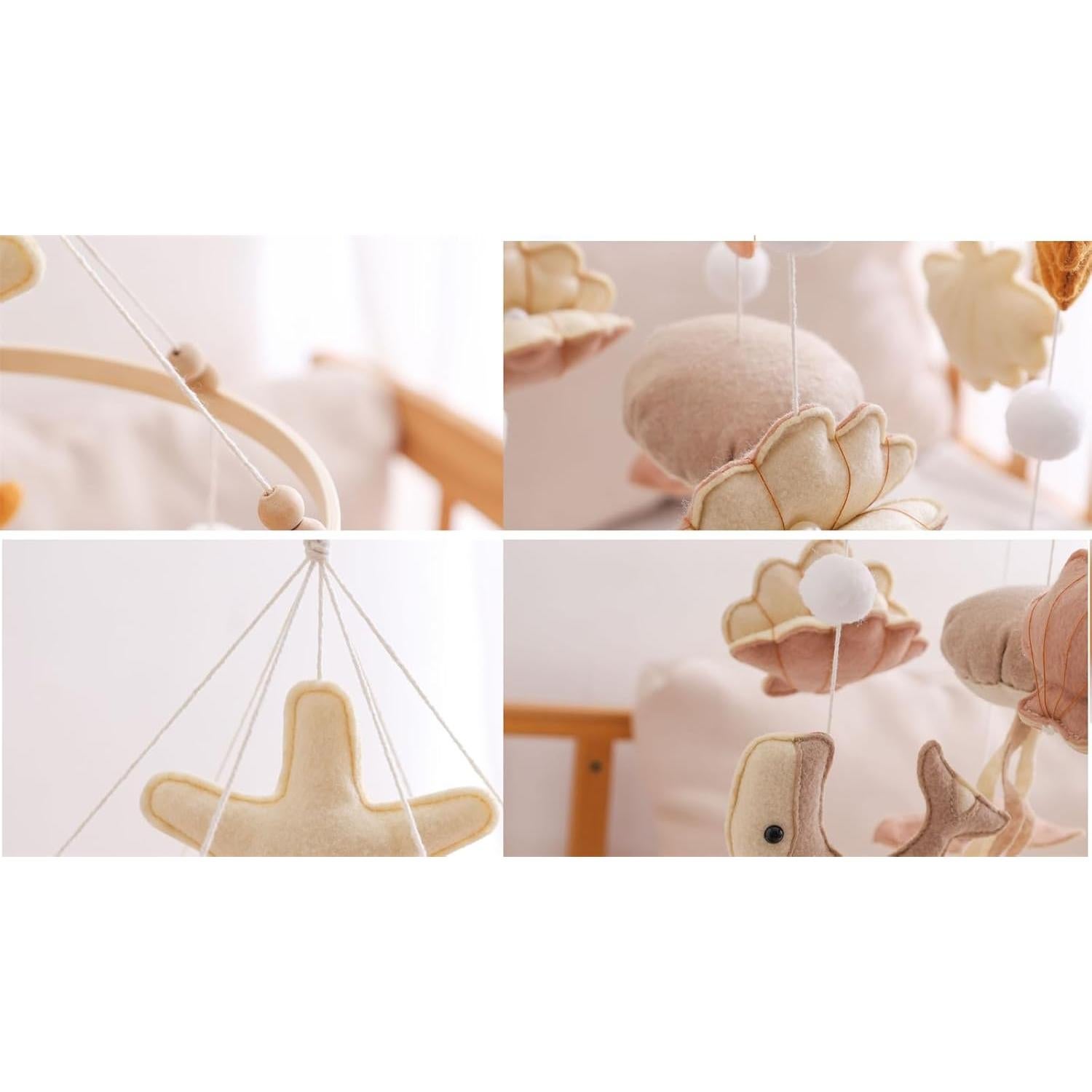 Móvil de Cuna Oceánico Ceecolia - Juguete Calmante 240g