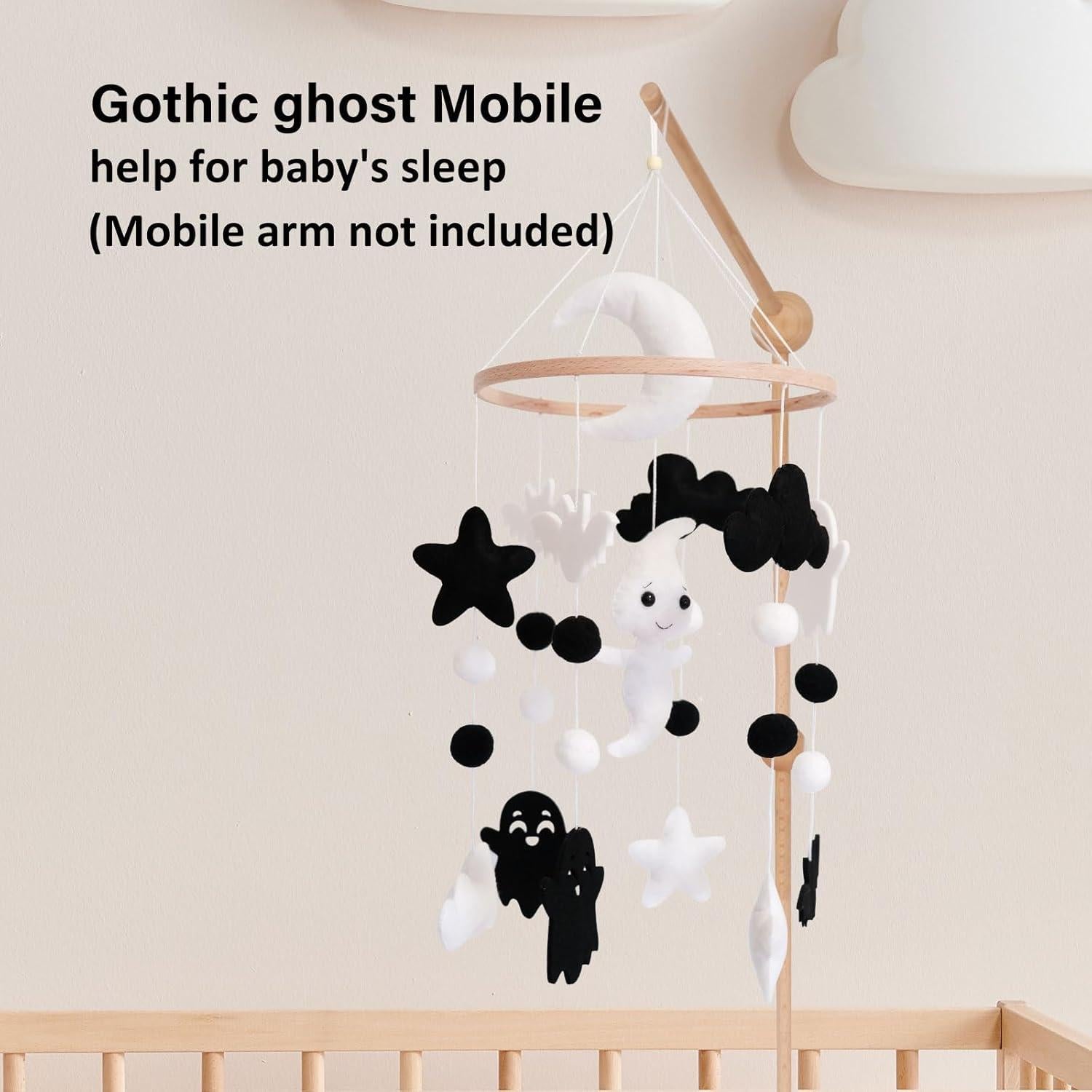 Móvil de Bebé Gótico Sweety Baby Fantasma 49.78 cm