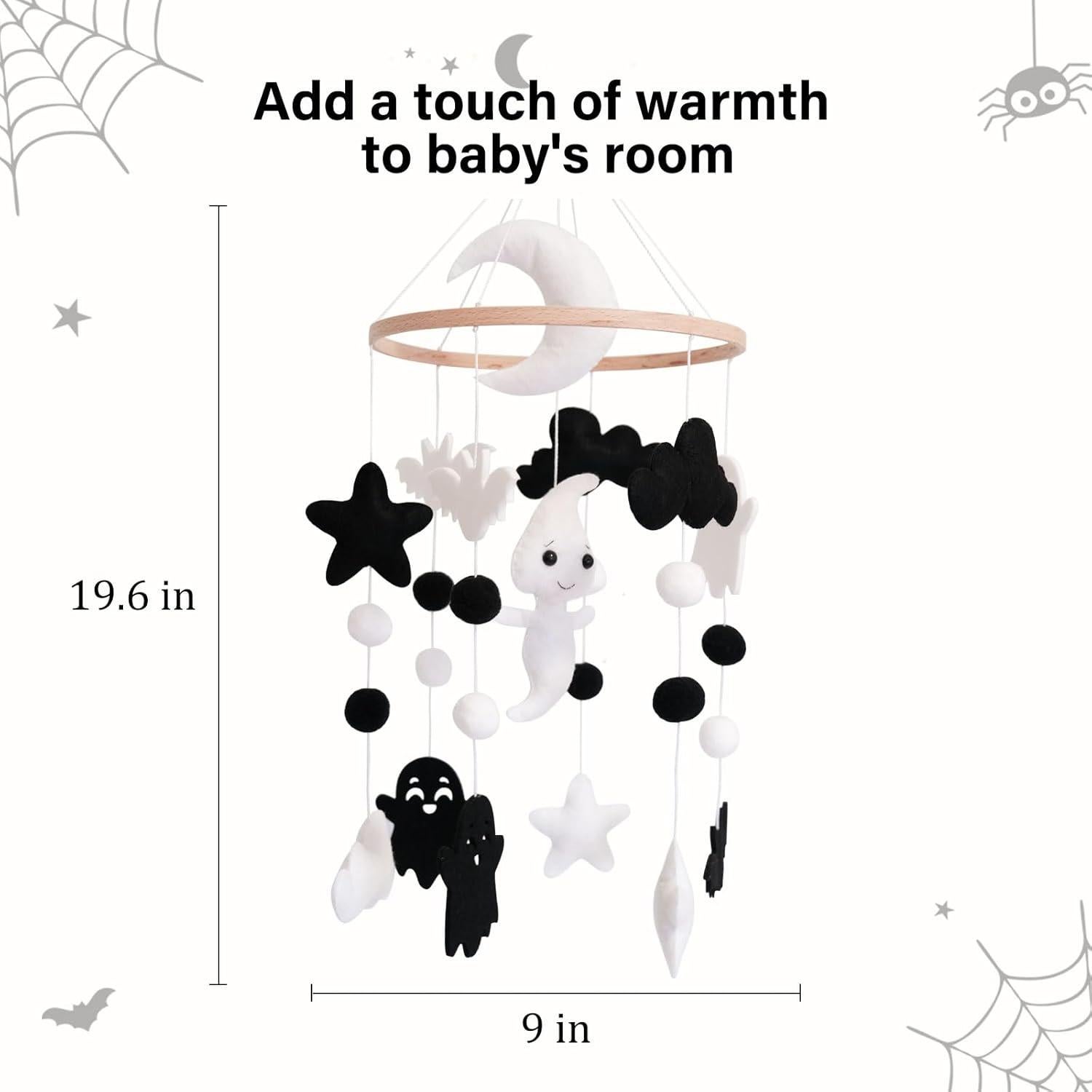 Móvil de Bebé Gótico Sweety Baby Fantasma 49.78 cm