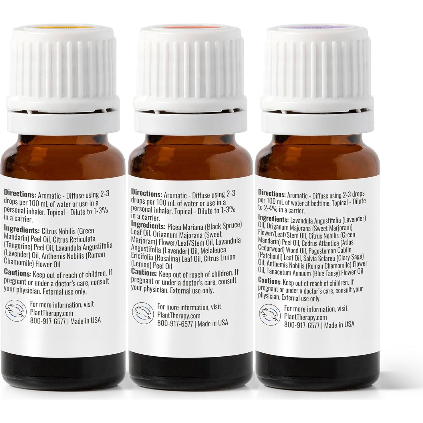 Conjunto de Aceites Esenciales KidSafe Plant Therapy 10 ml