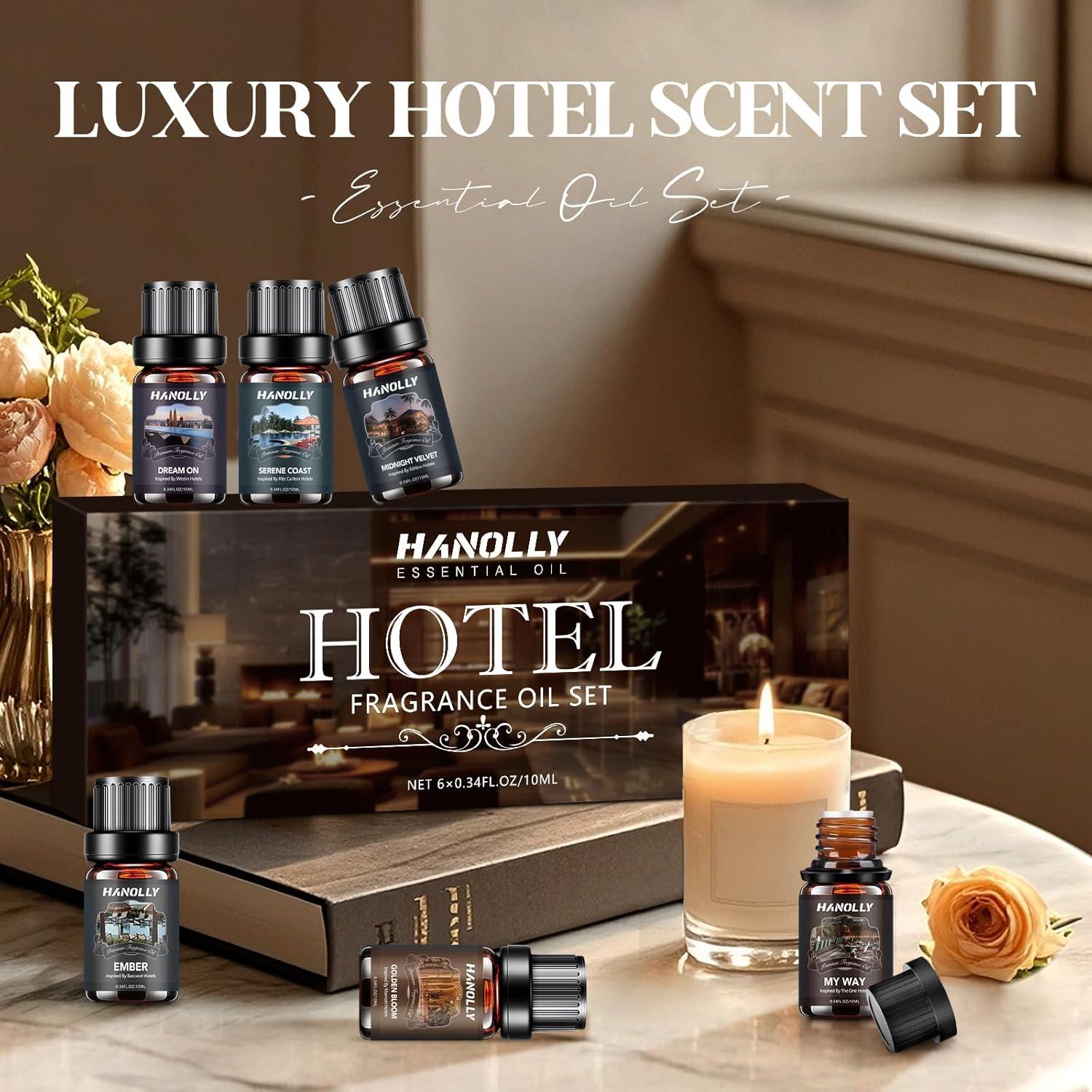 Juego de Aceites Esenciales Hanolly - 6 Fragancias 10ML