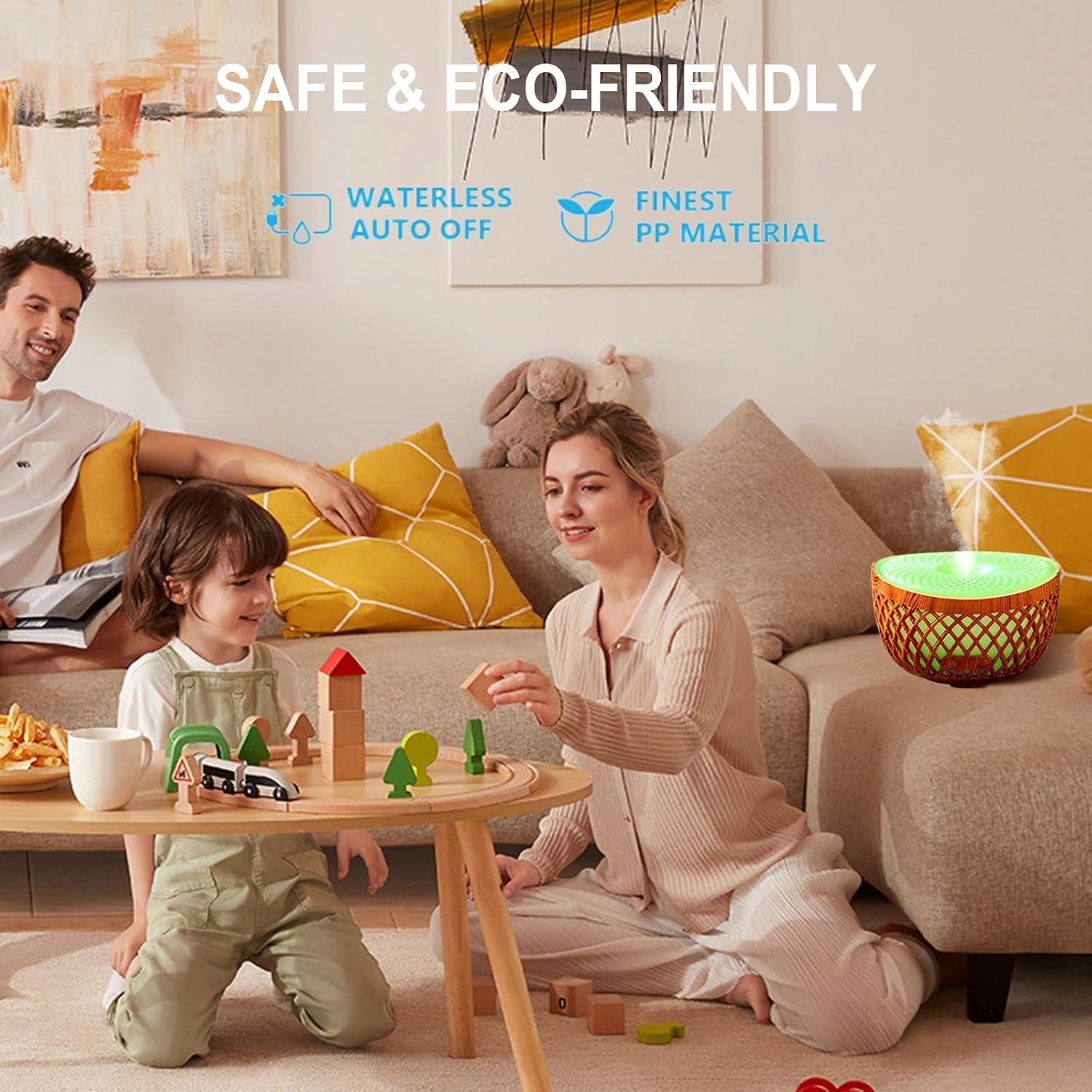 Difusor de Aceite Esencial Eiifiter SX-E341 320ml Aromaterapia