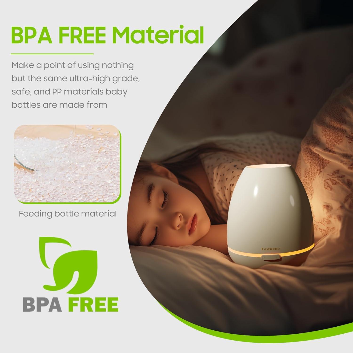 Difusor de Aceite Esencial Fashome 300ml con Luz LED 7 Colores