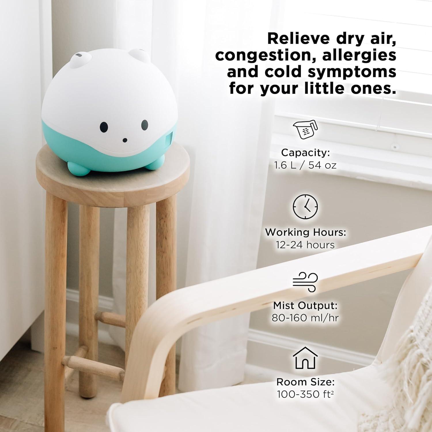 Humidificador 3 en 1 LittleHippo WISPI con Luz Nocturna