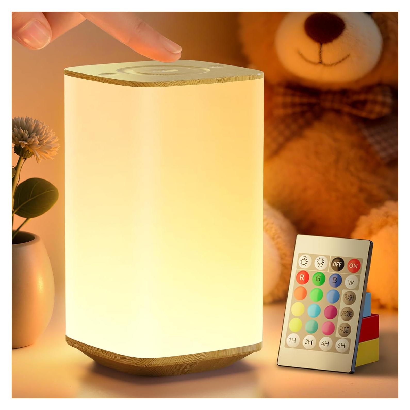 Luz Nocturna Táctil Auxmir 4000mAh 256 Colores RGB