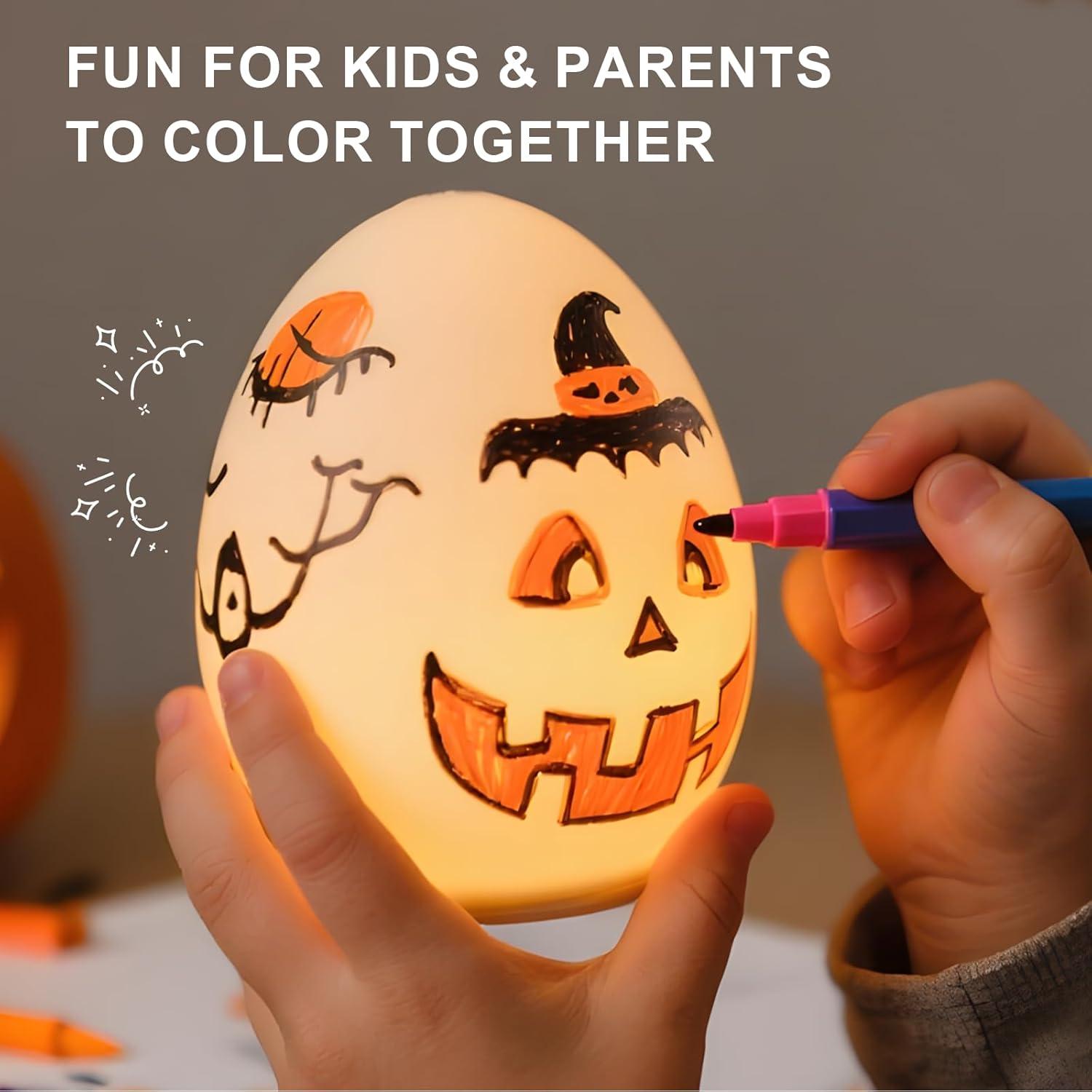 Luz Nocturna de Silicona AuroraNiteBeam Huevo 3 Niveles 30 Min