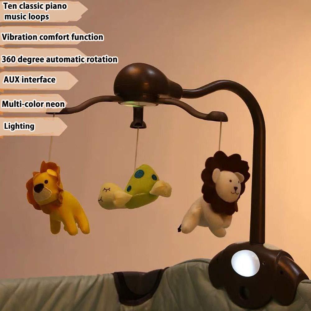 Móvil para Cuna Rosa Hougyi con Música y Proyector de Estrellas