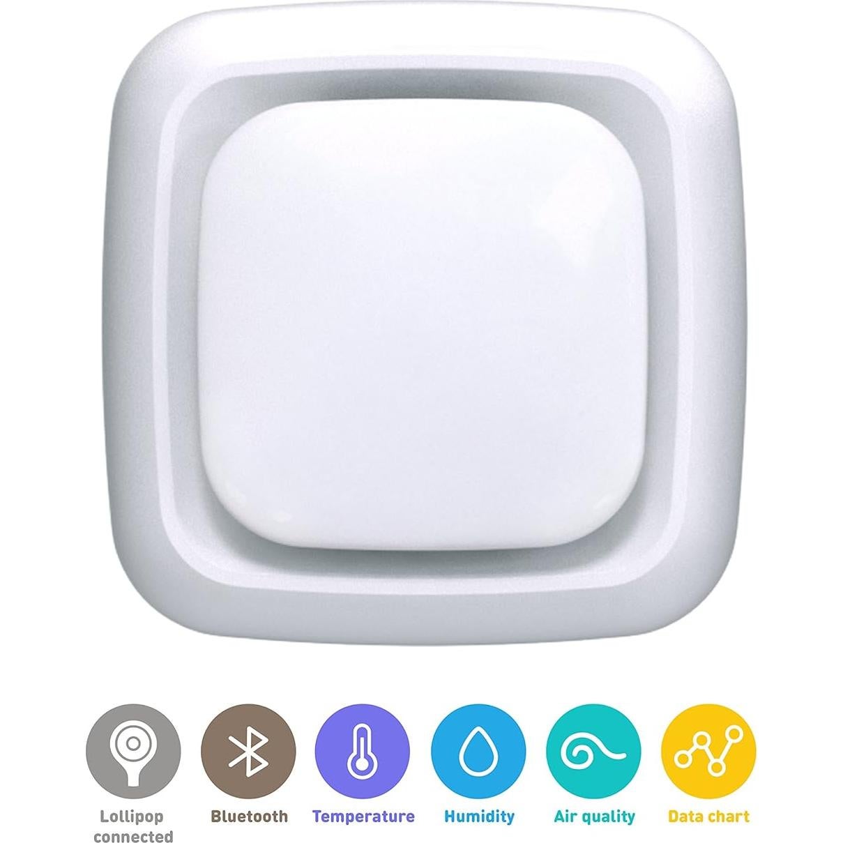 Sensor de Temperatura Lollipop Gris - Monitor de Bebé Inteligente