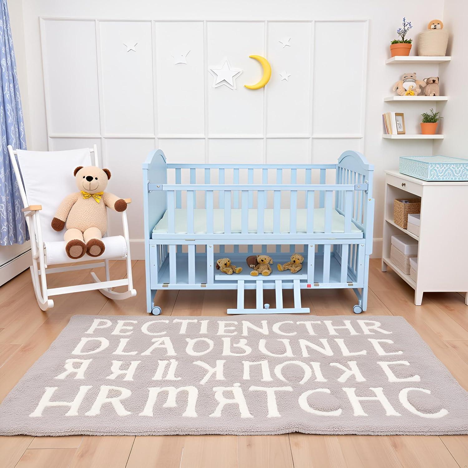 Cuna Mini Portátil Styhigh 4 en 1 con Colchón Viscoelástico